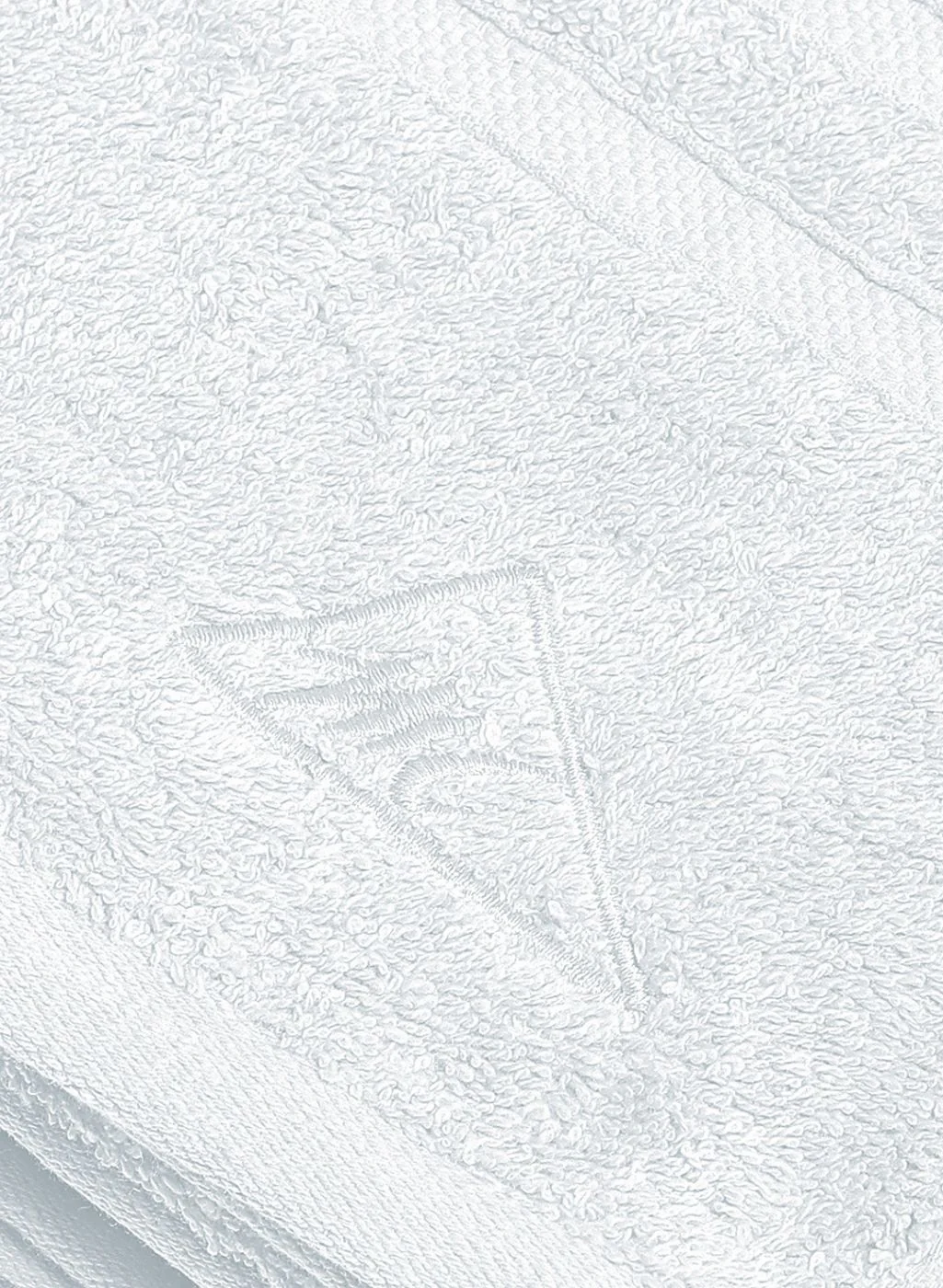White Cotton 525 GSM Bath Towel - Image 3