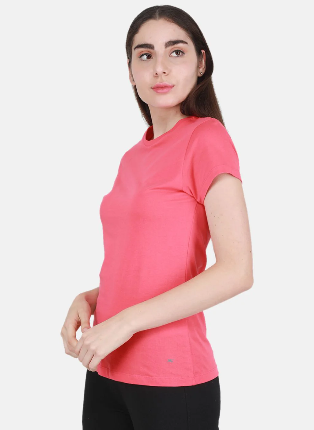 Women Aqua Blue & Pink Solid Top 2 Pc Set - Image 3