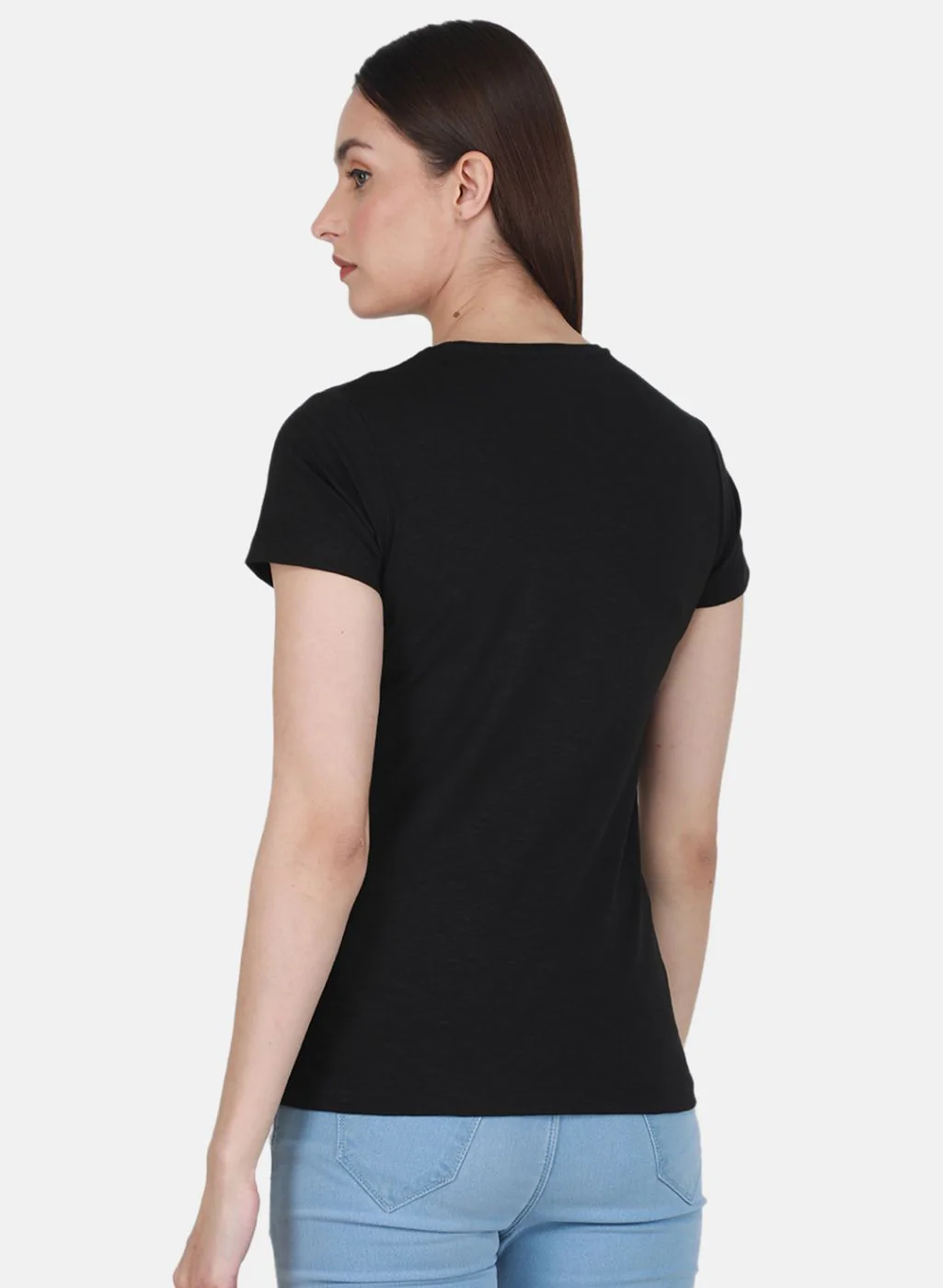 Women Black Embroidered Top - Image 3