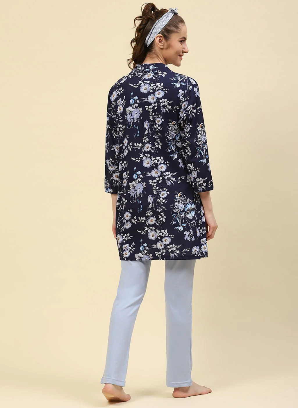Women Blue Printed Combo Set - Image 6