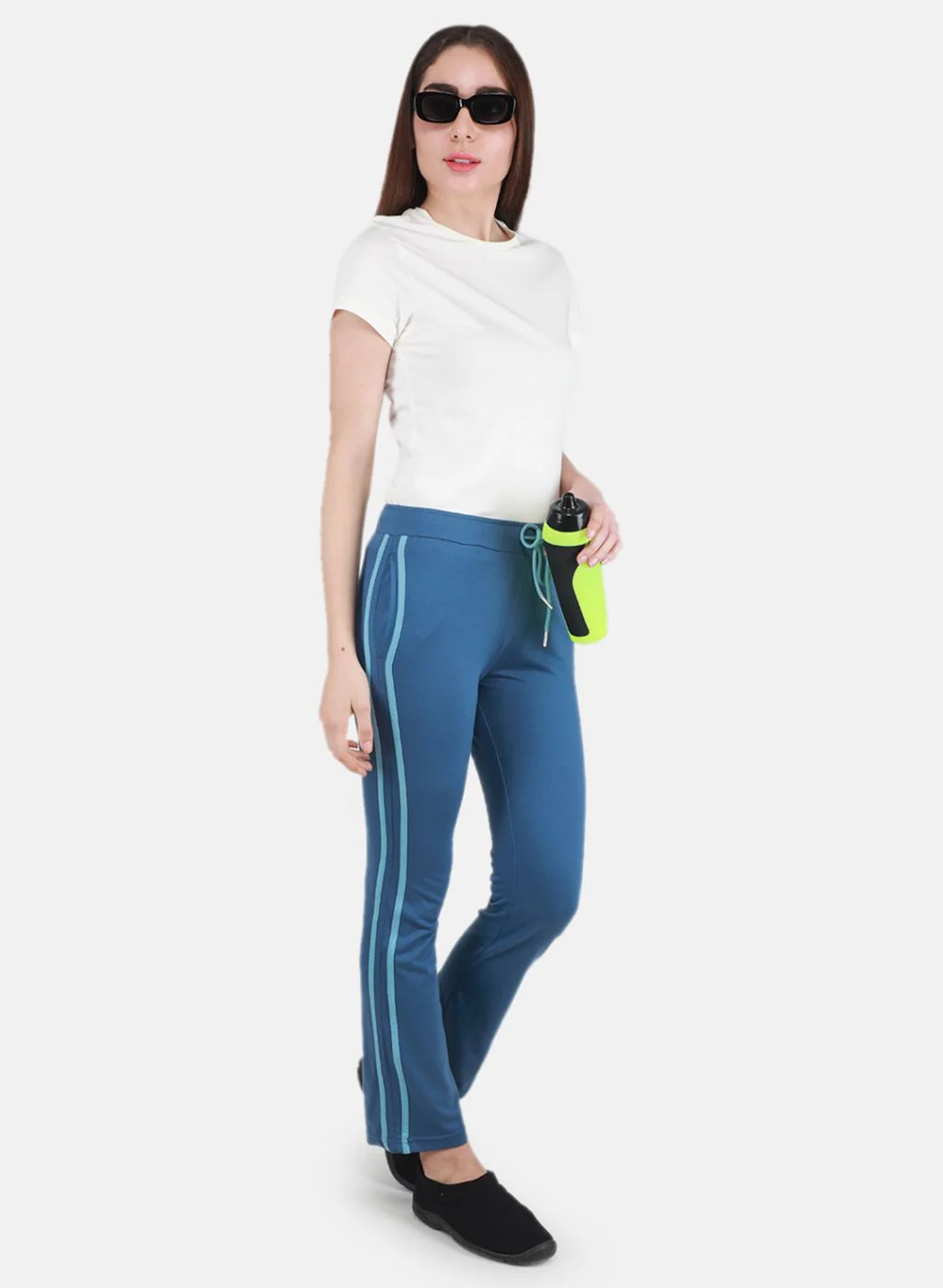 Women Blue Regular Fit Lower - Image 4