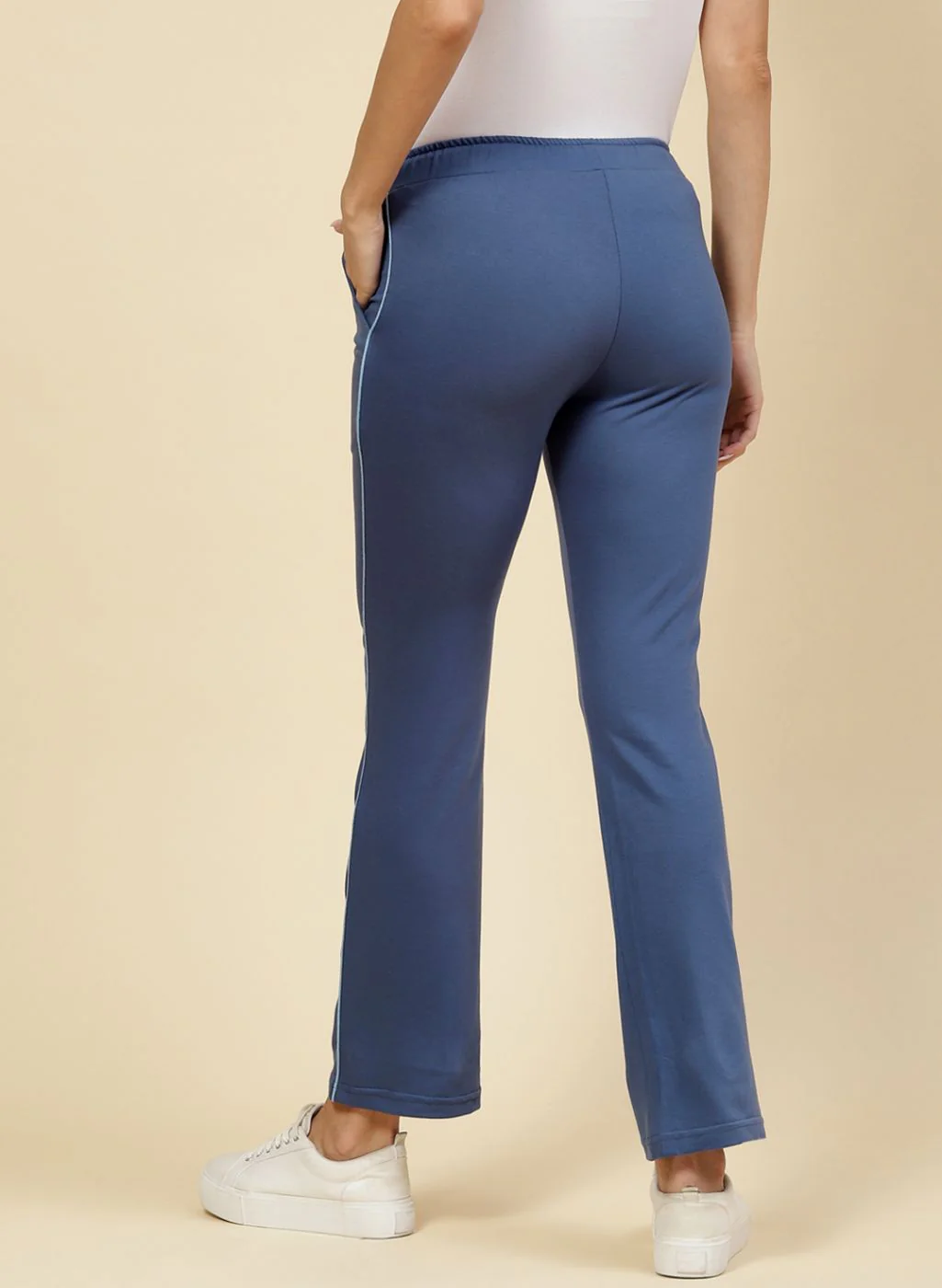 Women Blue Regular Fit Lower - Image 5