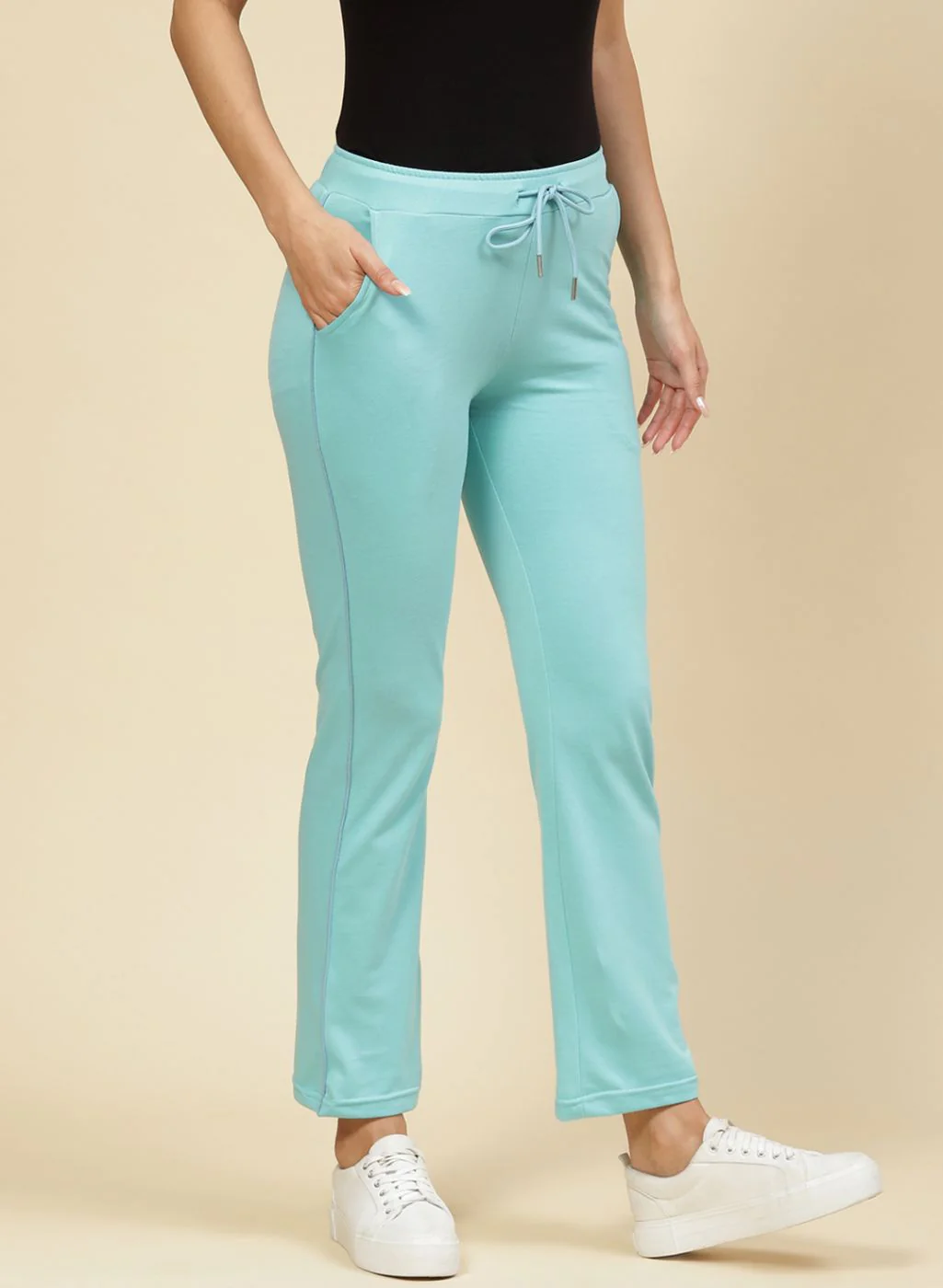 Women Blue Regular Fit Lower - Image 4