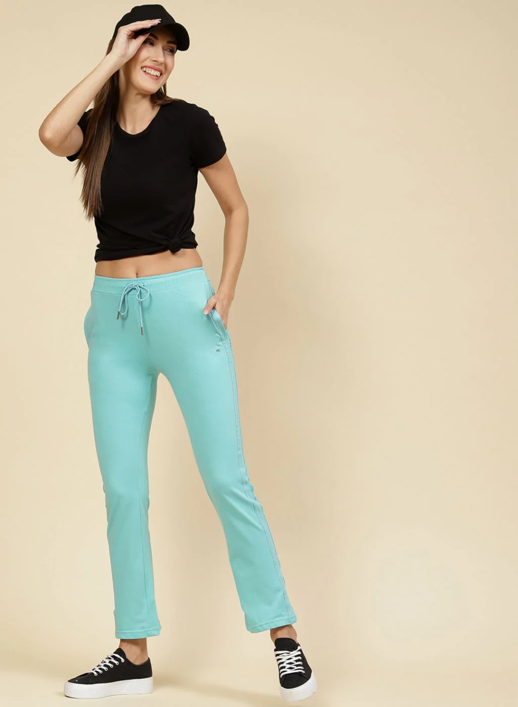 Women Blue Regular Fit Lower - Image 2