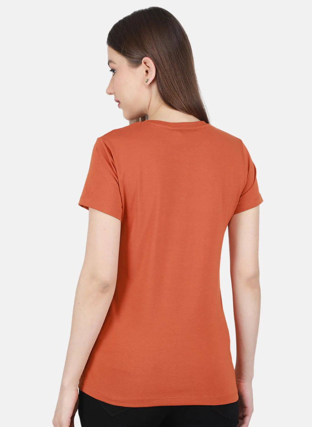 Women Brown Printed Top - Image 3