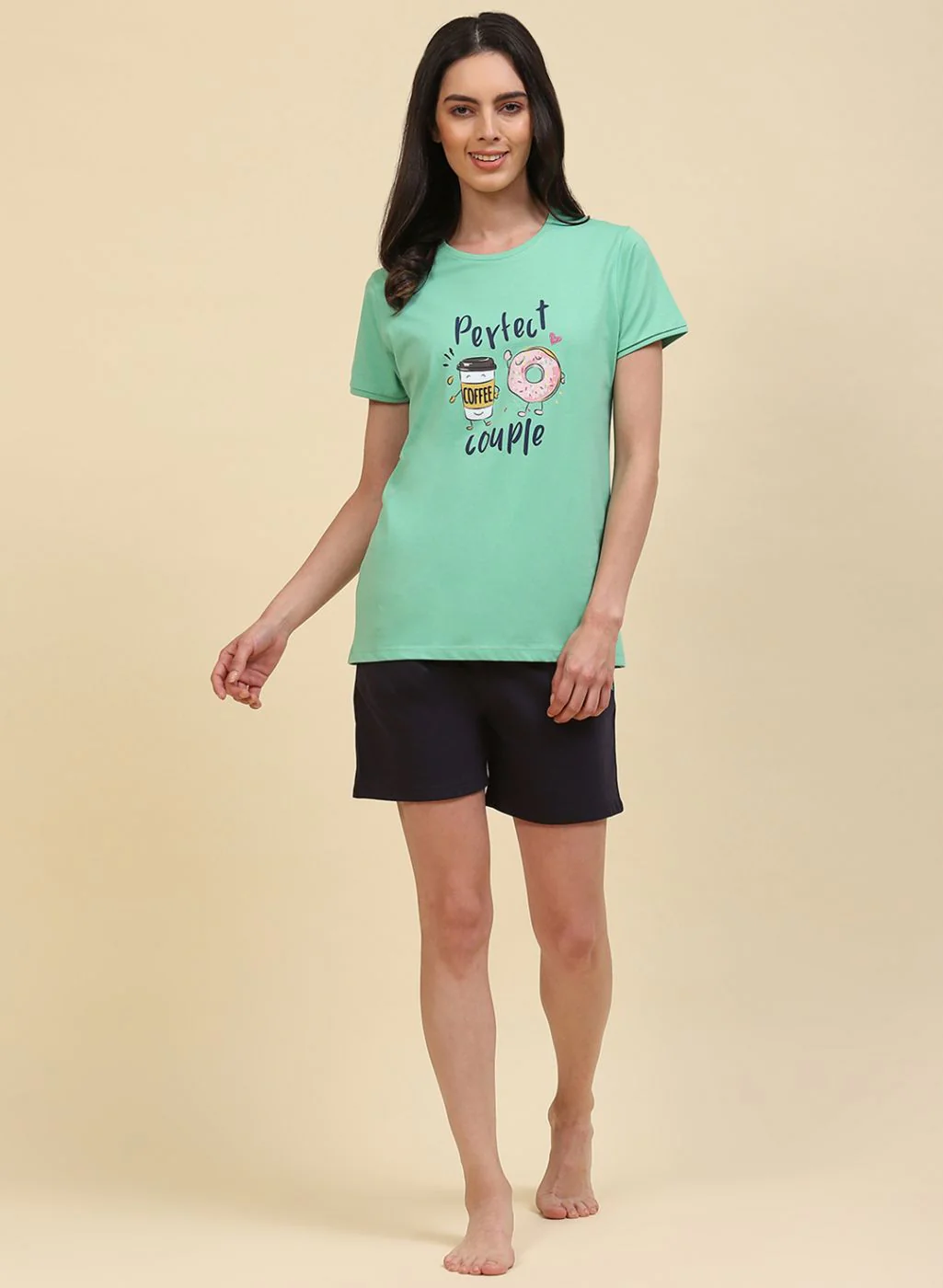 Women Green & Blue Printed Combo Set - Image 6
