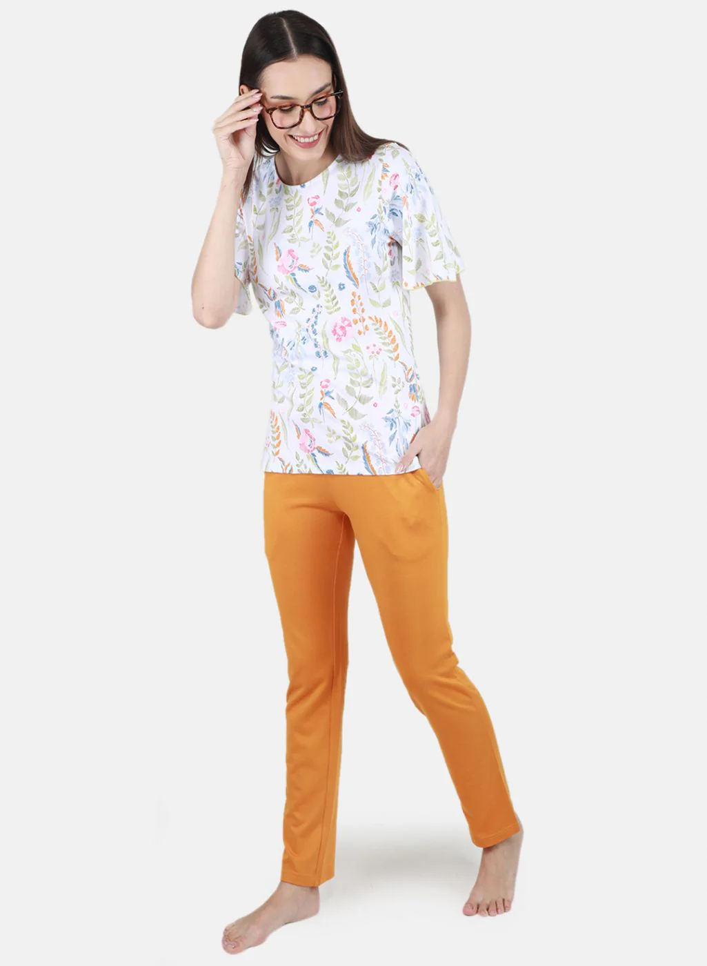 Women Multicolor Printed Lower Set - Image 4