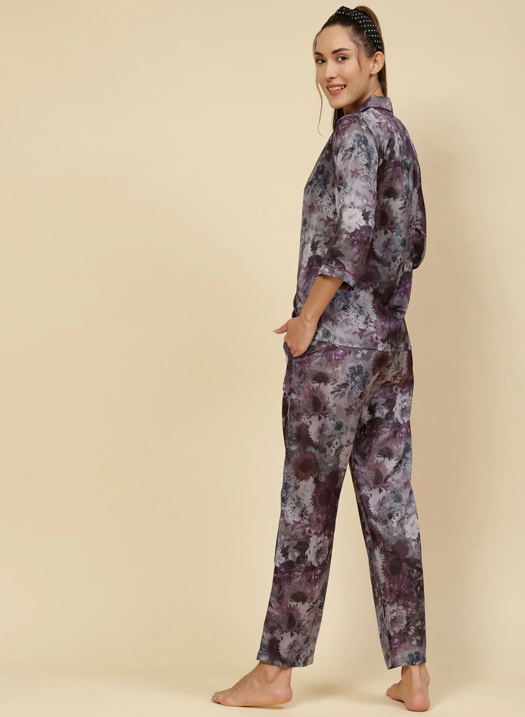 Women Multicolor Printed Lower Set - Image 5