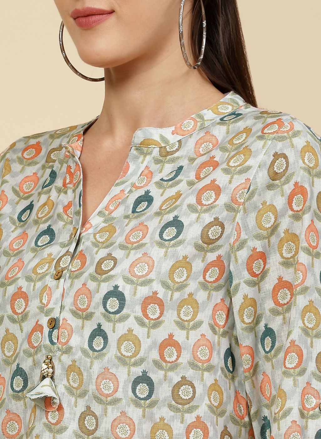 Women Multicolor Printed Top - Image 6