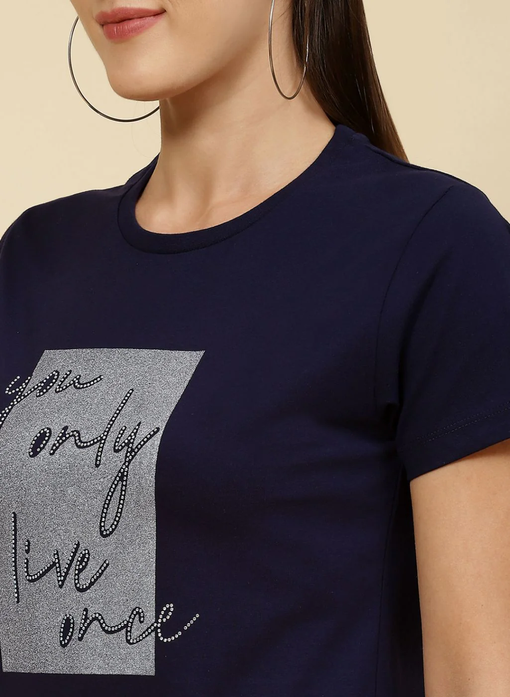 Women NAvy Blue Printed Top - Image 6