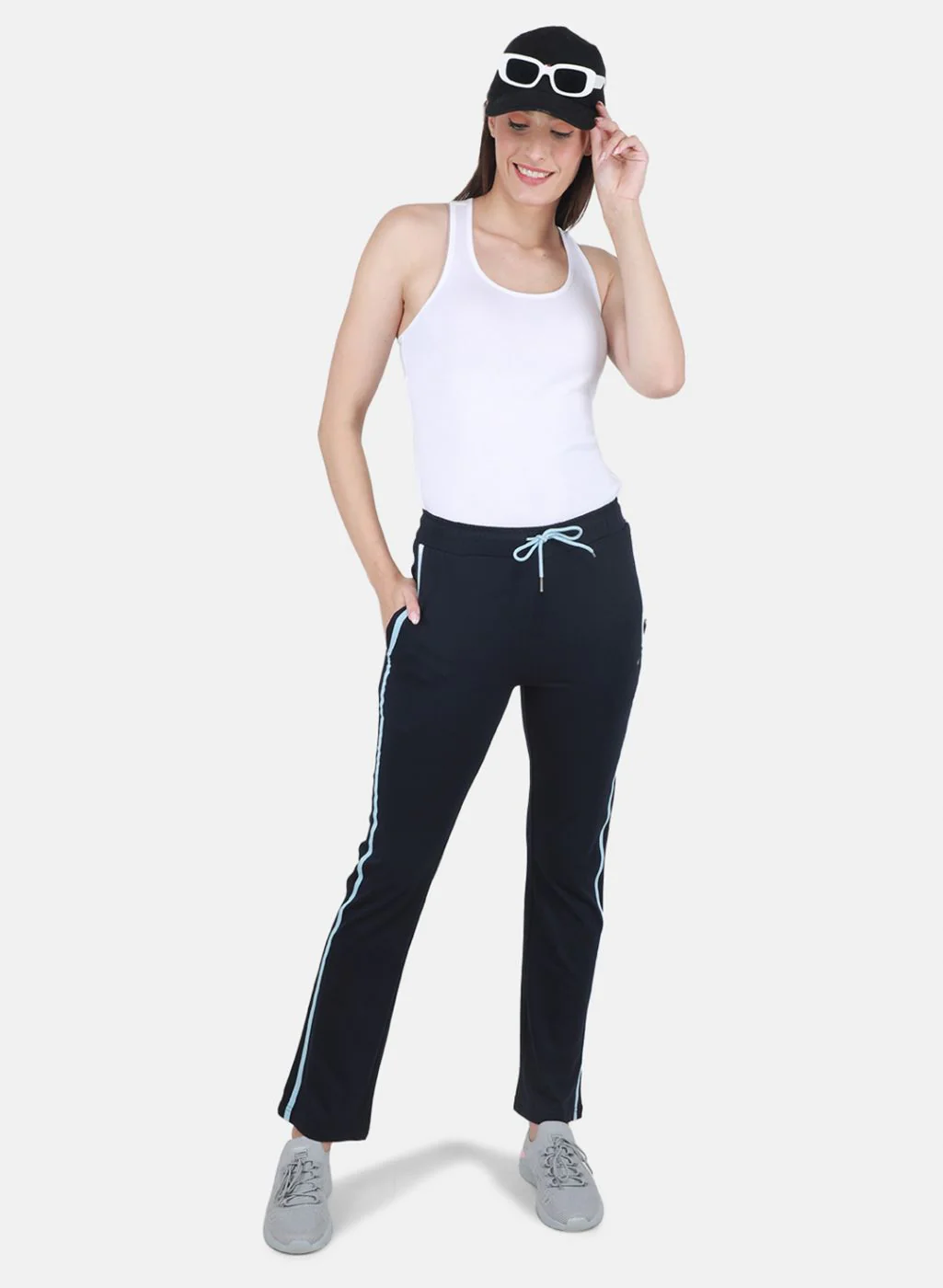 Women NAvy Blue Regular Fit Lower - Image 4