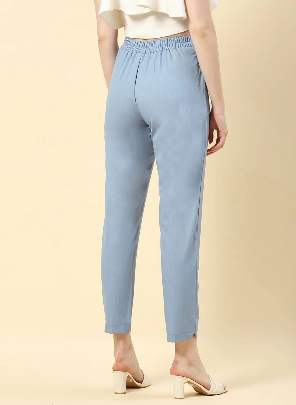 Women NAvy Blue Regular Fit Lower - Image 4