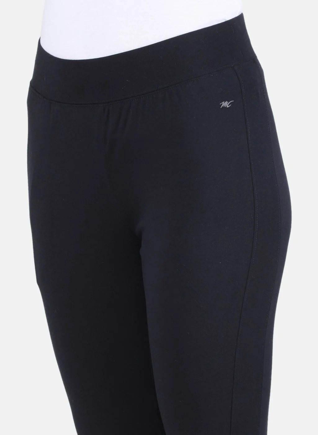 Women NAvy Blue Solid Capri - Image 5