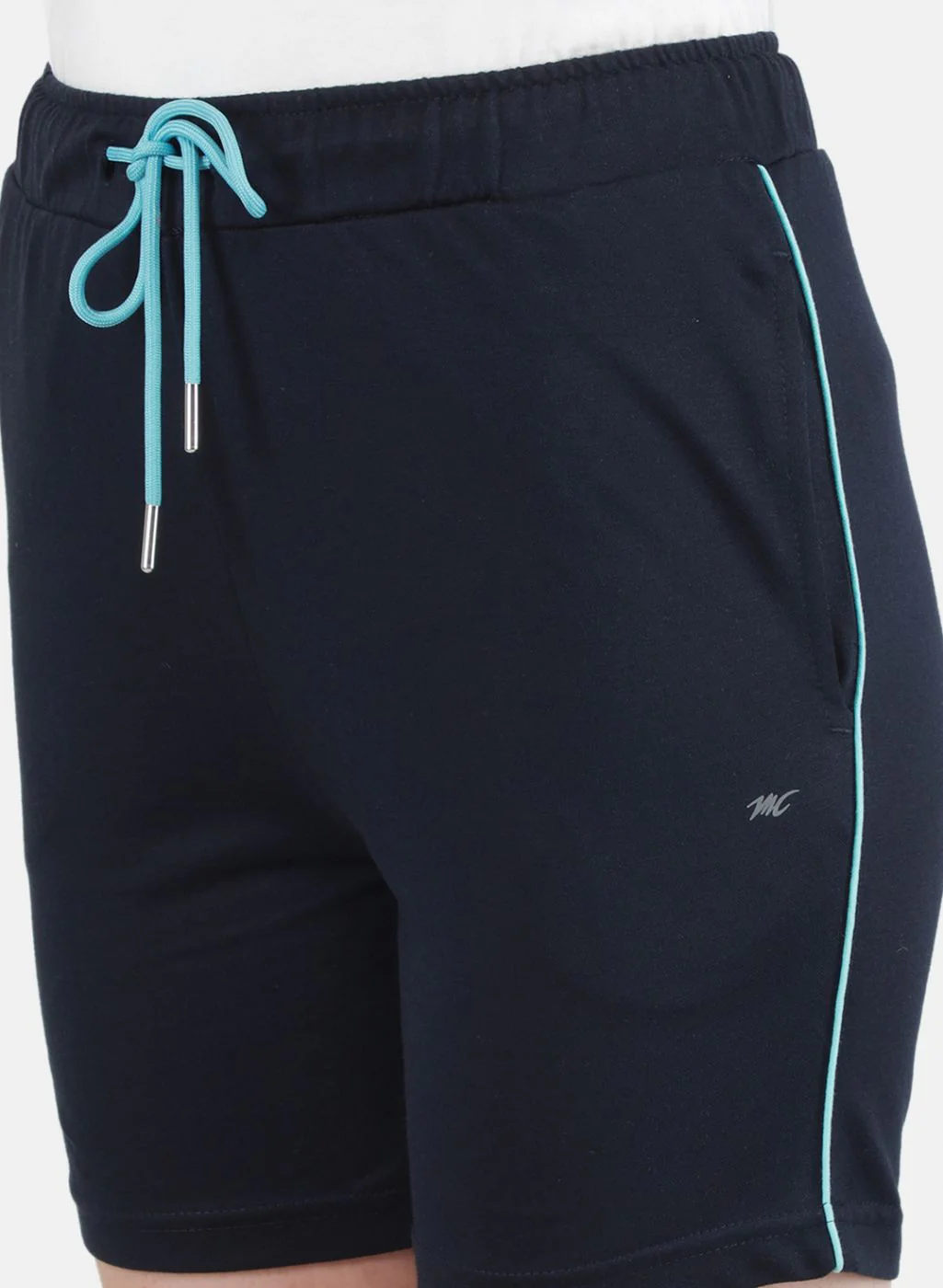 Women NAvy Blue Solid Short - Image 5
