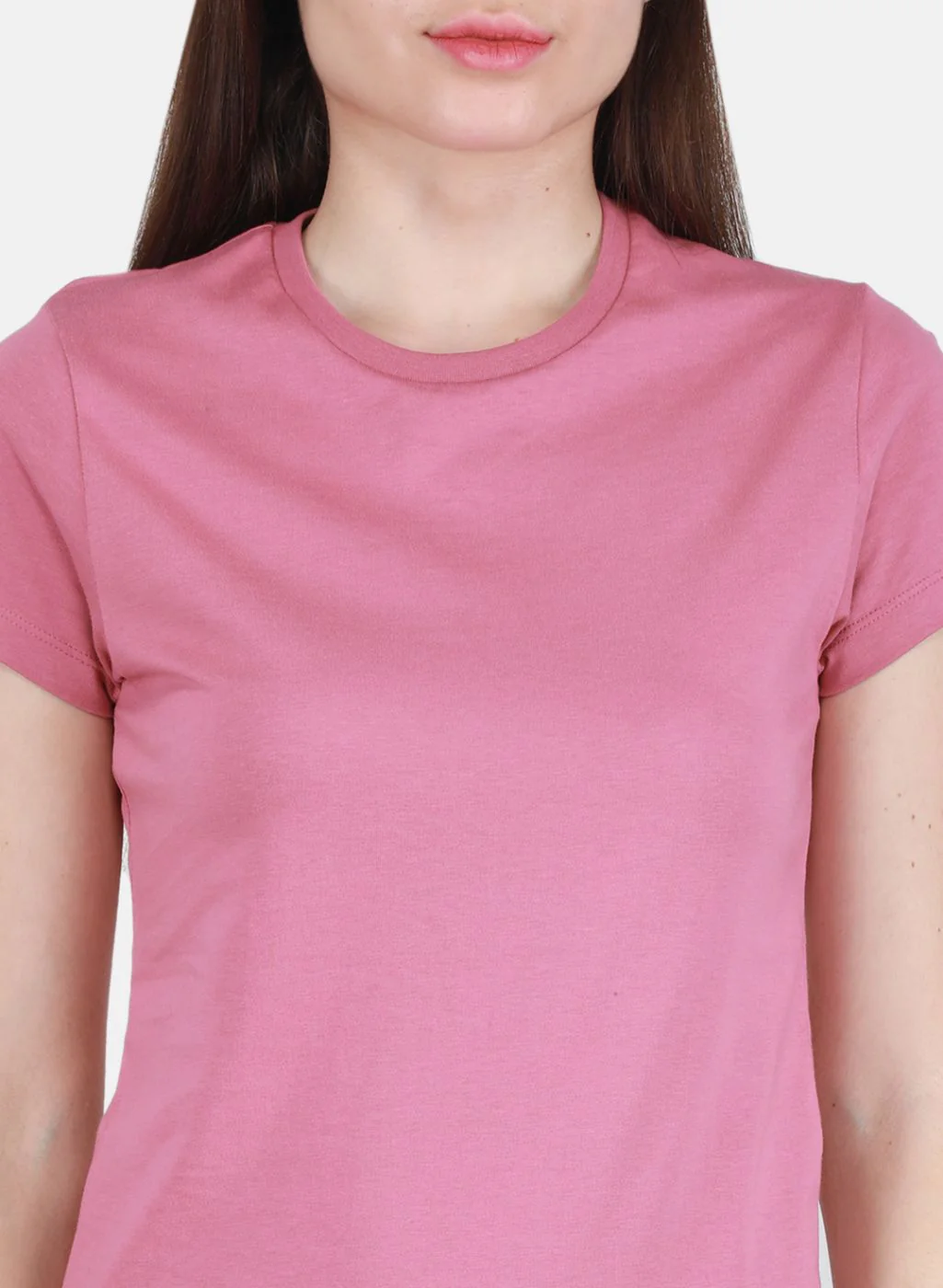 Women Off White & Pink Solid Top 2 Pc Set - Image 6