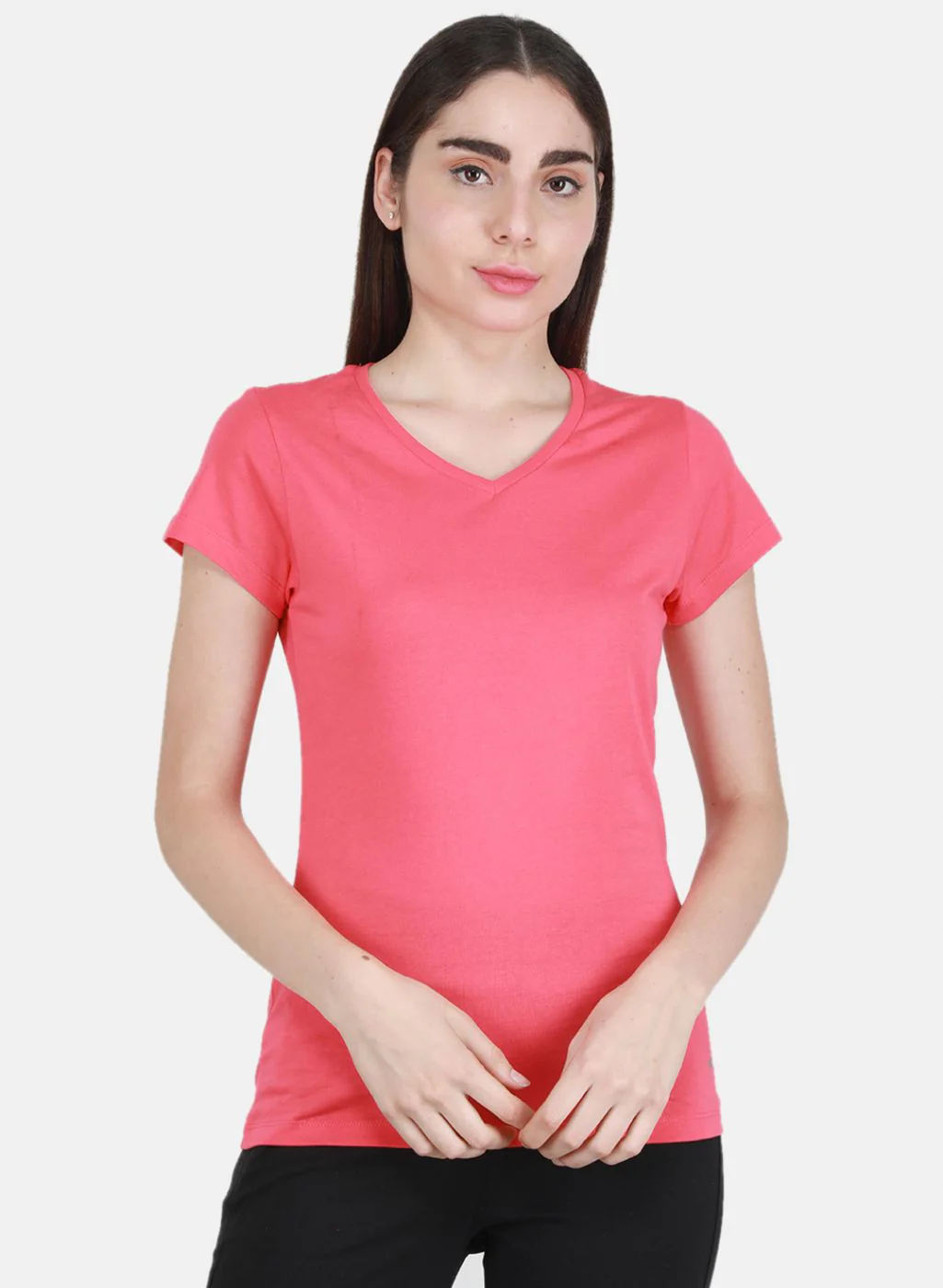 Women Pink & Aqua Blue Solid Top 2 Pc Set - Image 2
