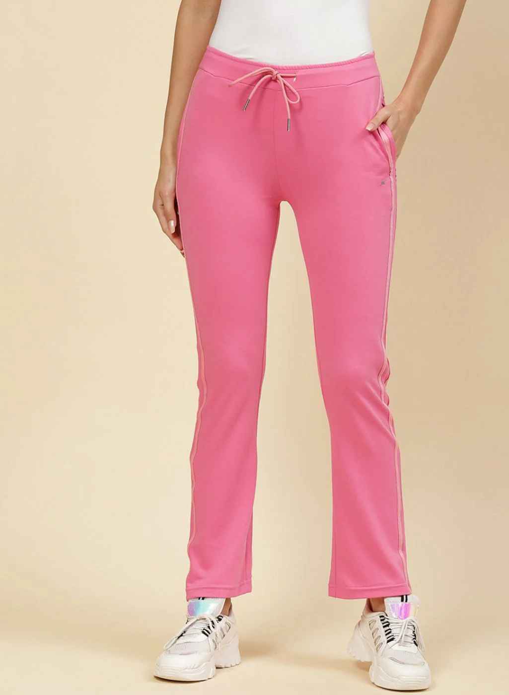Women Pink Regular Fit Lower - Image 3