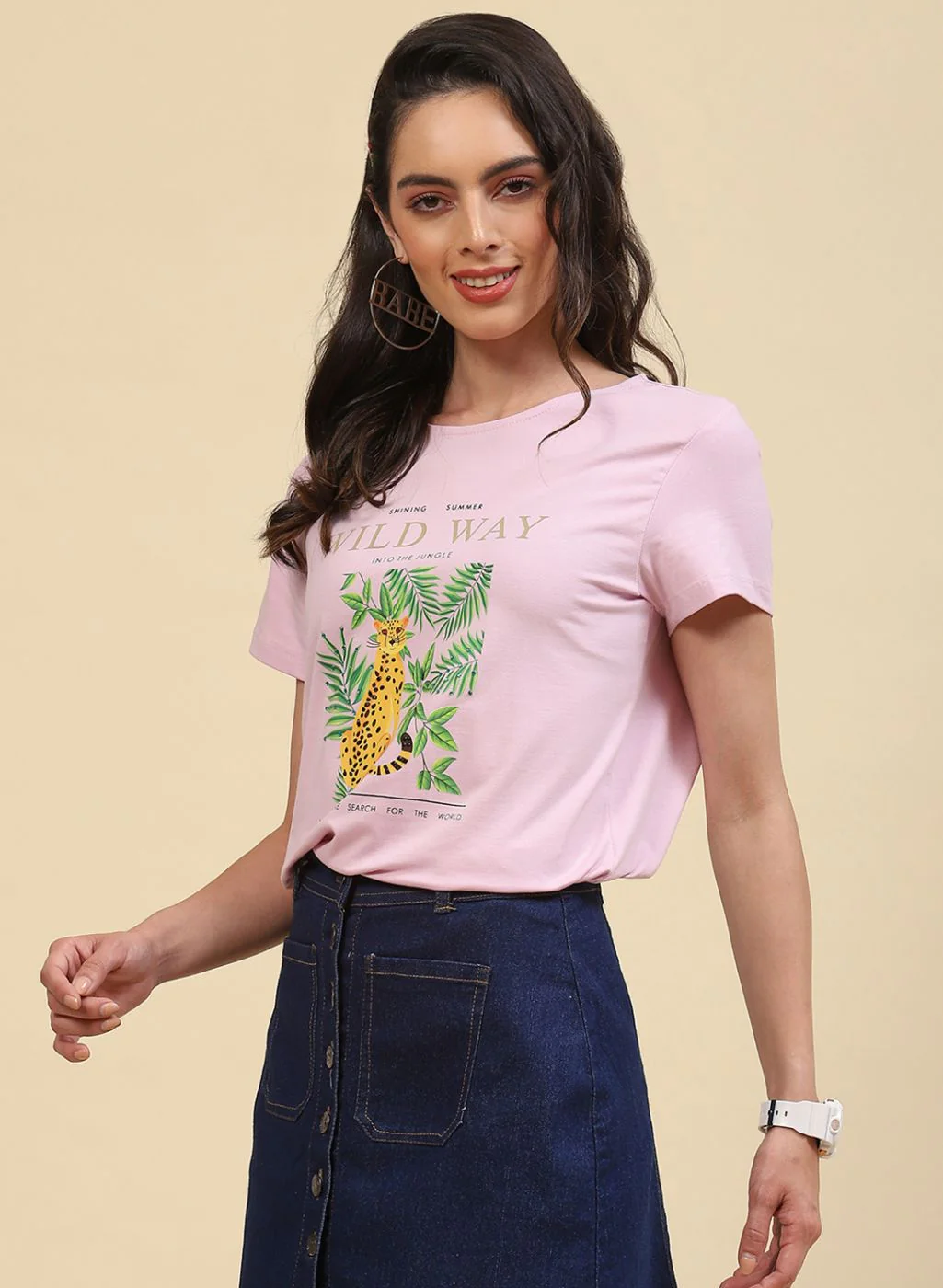 Women Purple Printed Top - Image 3