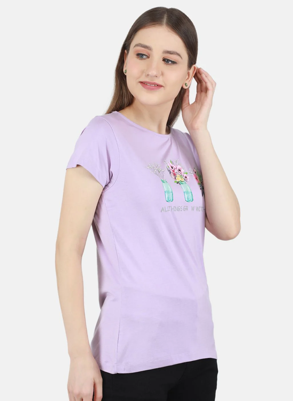 Women Purple Printed Top - Image 6