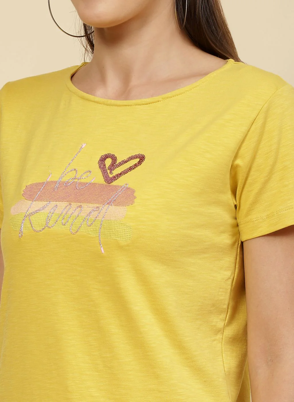 Women Yellow Printed Top - Image 6
