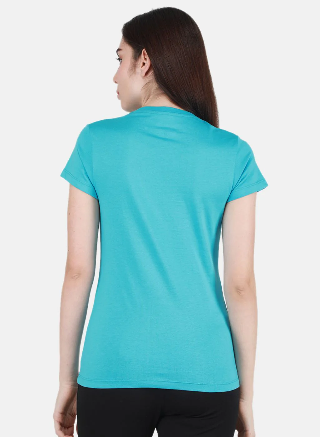 Women Yellow & Turquoise Blue Solid Top 2 Pc Set - Image 4
