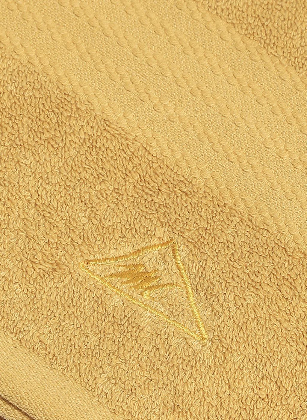 Yellow Cotton 400 GSM Bath Towel - Image 3