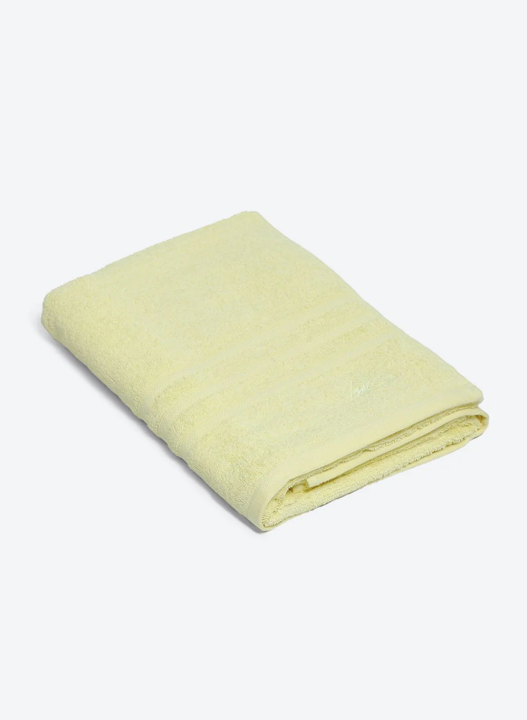 Yellow Cotton 525 GSM Bath Towel - Image 2