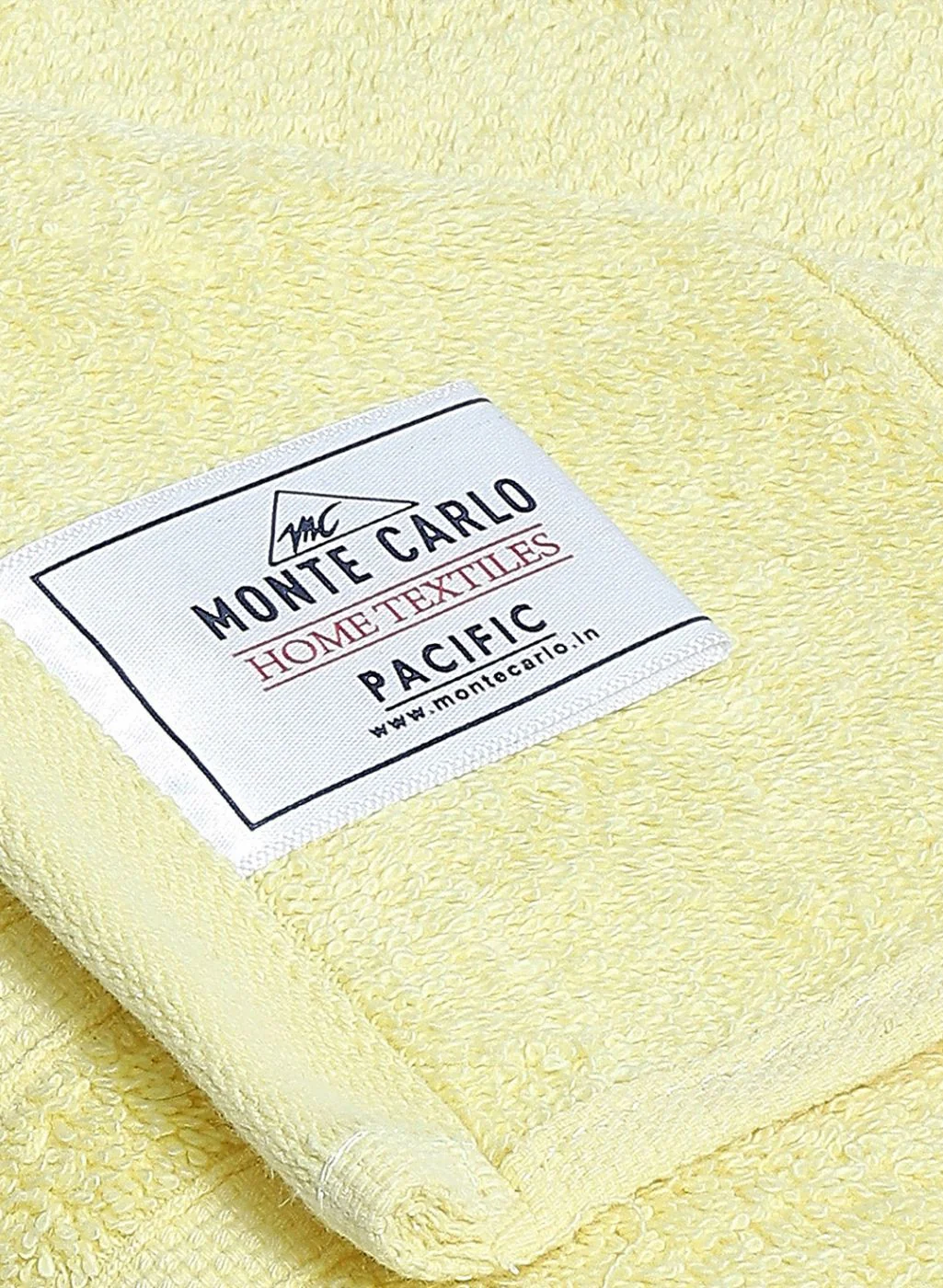 Yellow Cotton 525 GSM Bath Towel - Image 4
