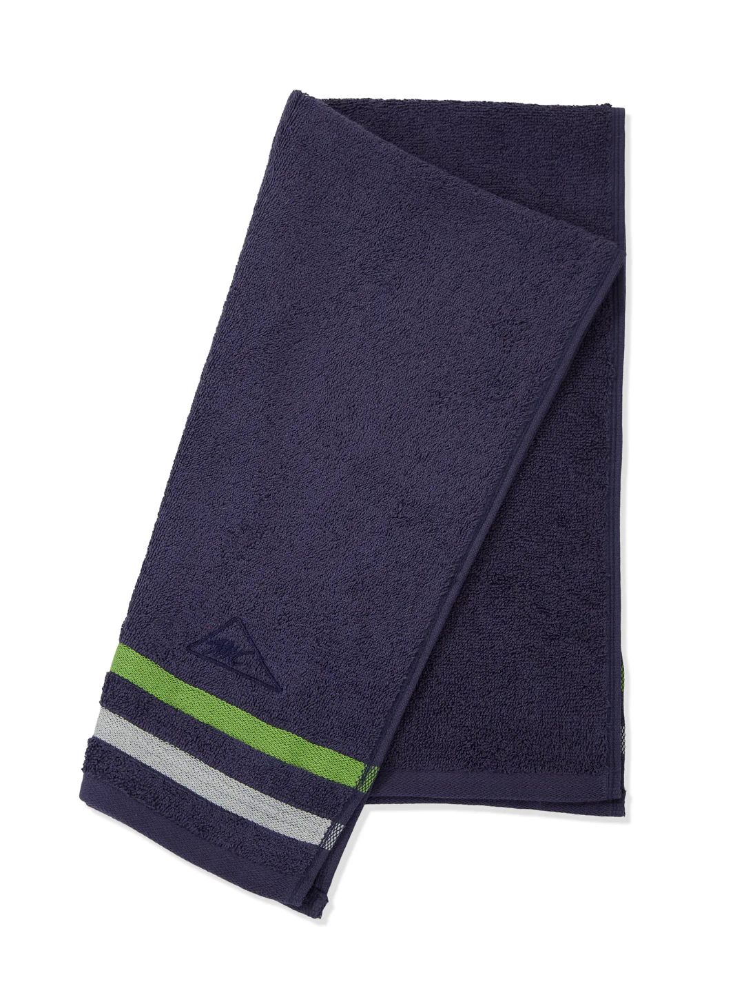 Navy Blue 100% Cotton Solid 400 GSM Gym Towel Active Dry 2 Pc Set Gift Box Pack with Free Bottle - Image 7