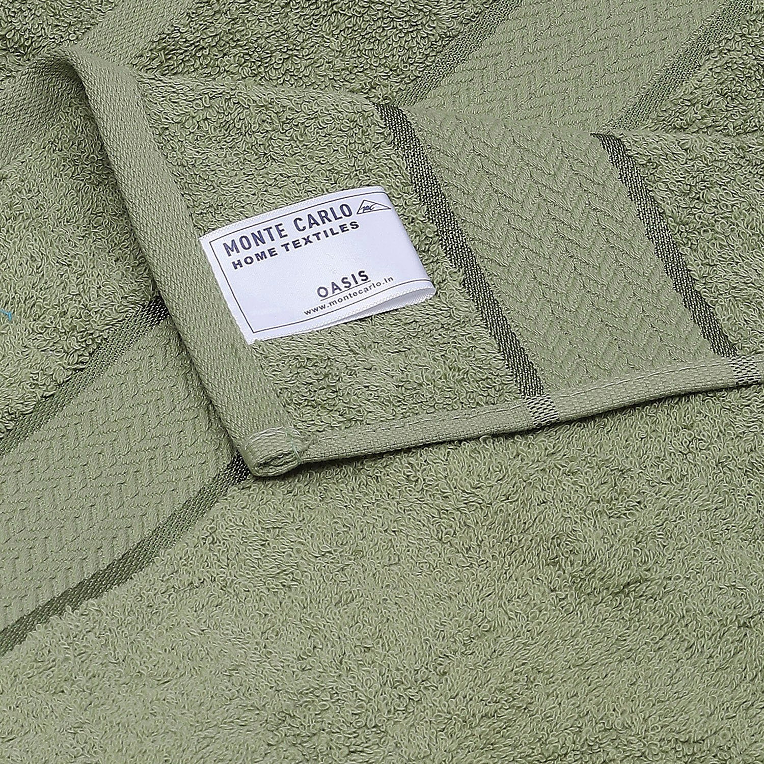 Olive Cotton 450 GSM Bath Towel - Image 4