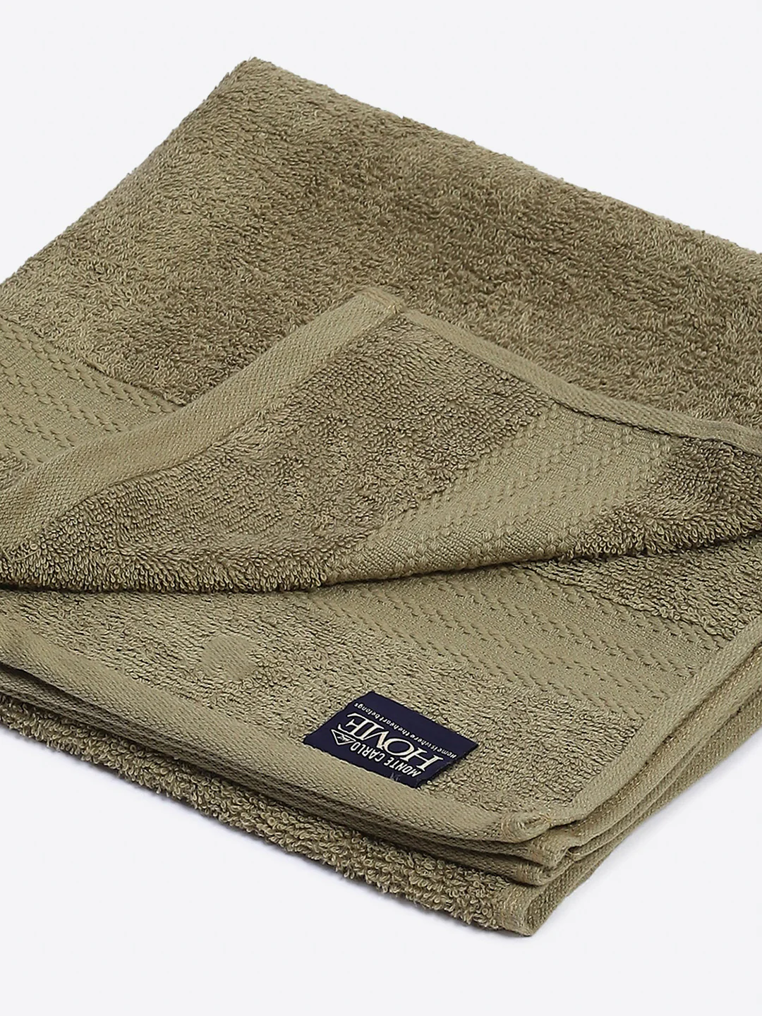 Olive Cotton Solid 400 GSM Bath Towel (Jazz) - Image 3
