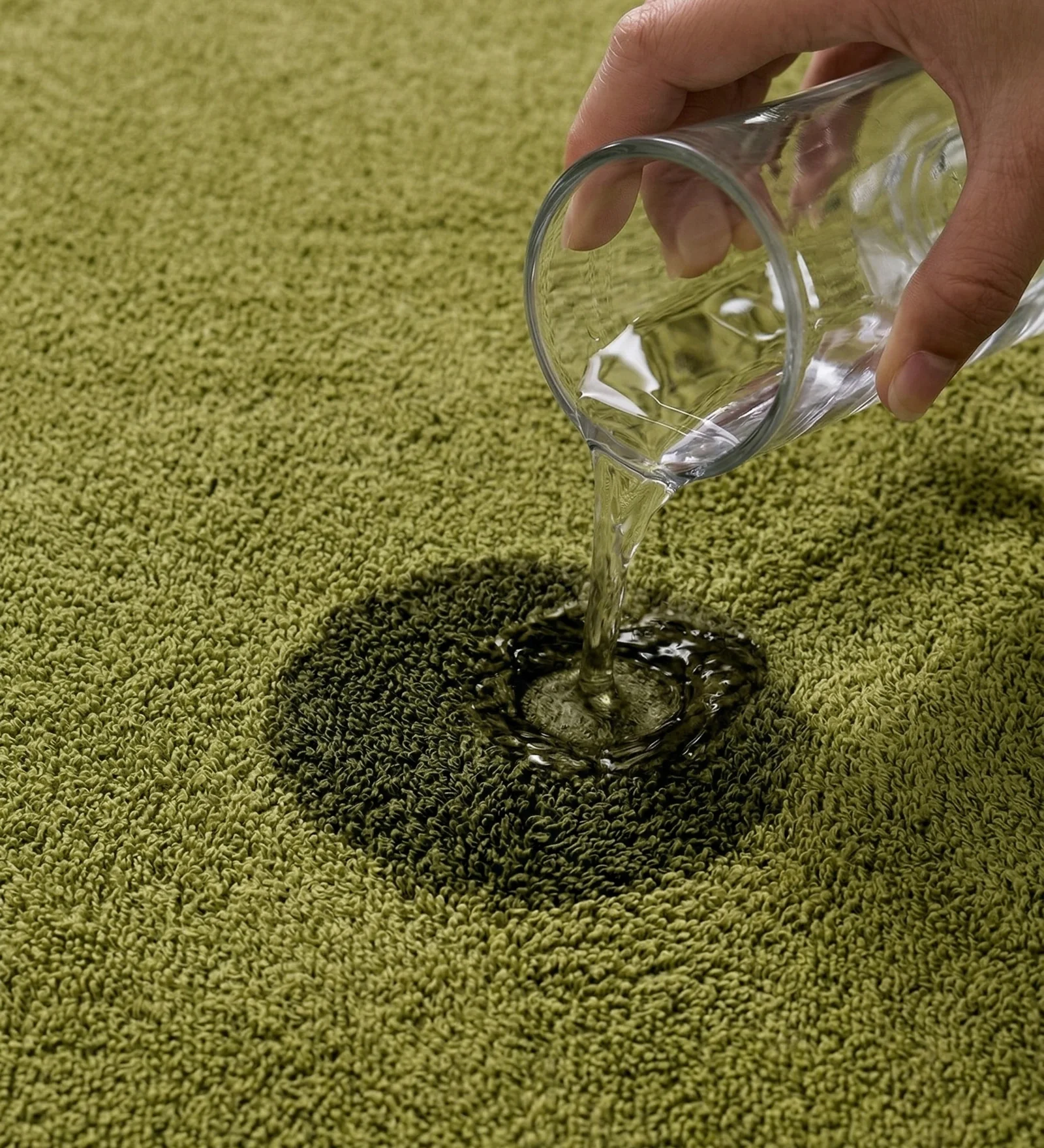 Olive Pure Cotton Solid 450 GSM Bath Towel 1 Piece (Oasis Collection) - Image 3
