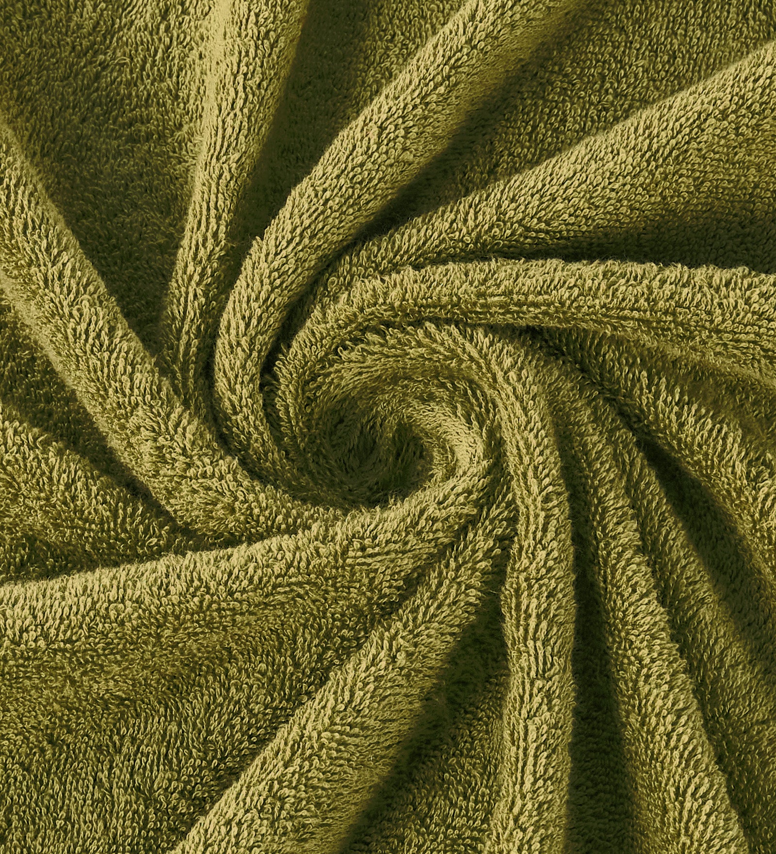 Olive Pure Cotton Solid 450 GSM Bath Towel 1 Piece (Oasis Collection) - Image 7