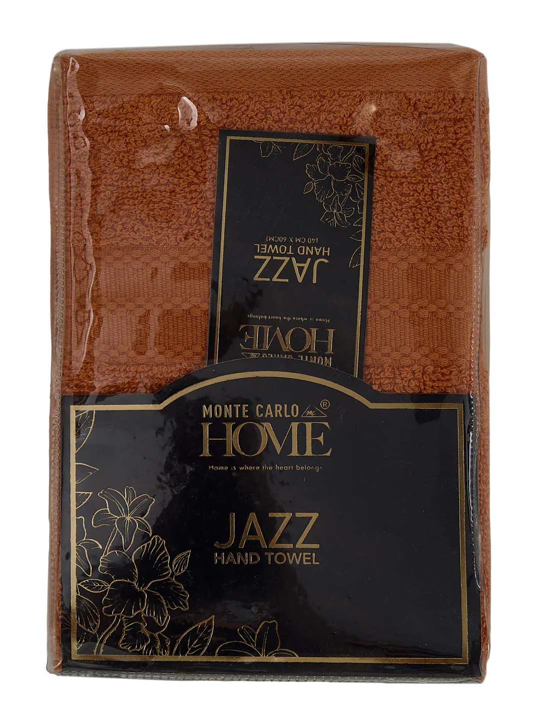Orange Pure Cotton Solid 380 GSM Hand Towel 2 Pc Set (Jazz Collection) - Image 11