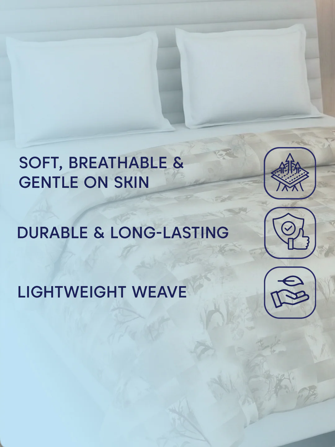 Patchwork King Size 3 Ply 150 GSM Comforter Prestige Collection Weight 2.5 kg - Image 9