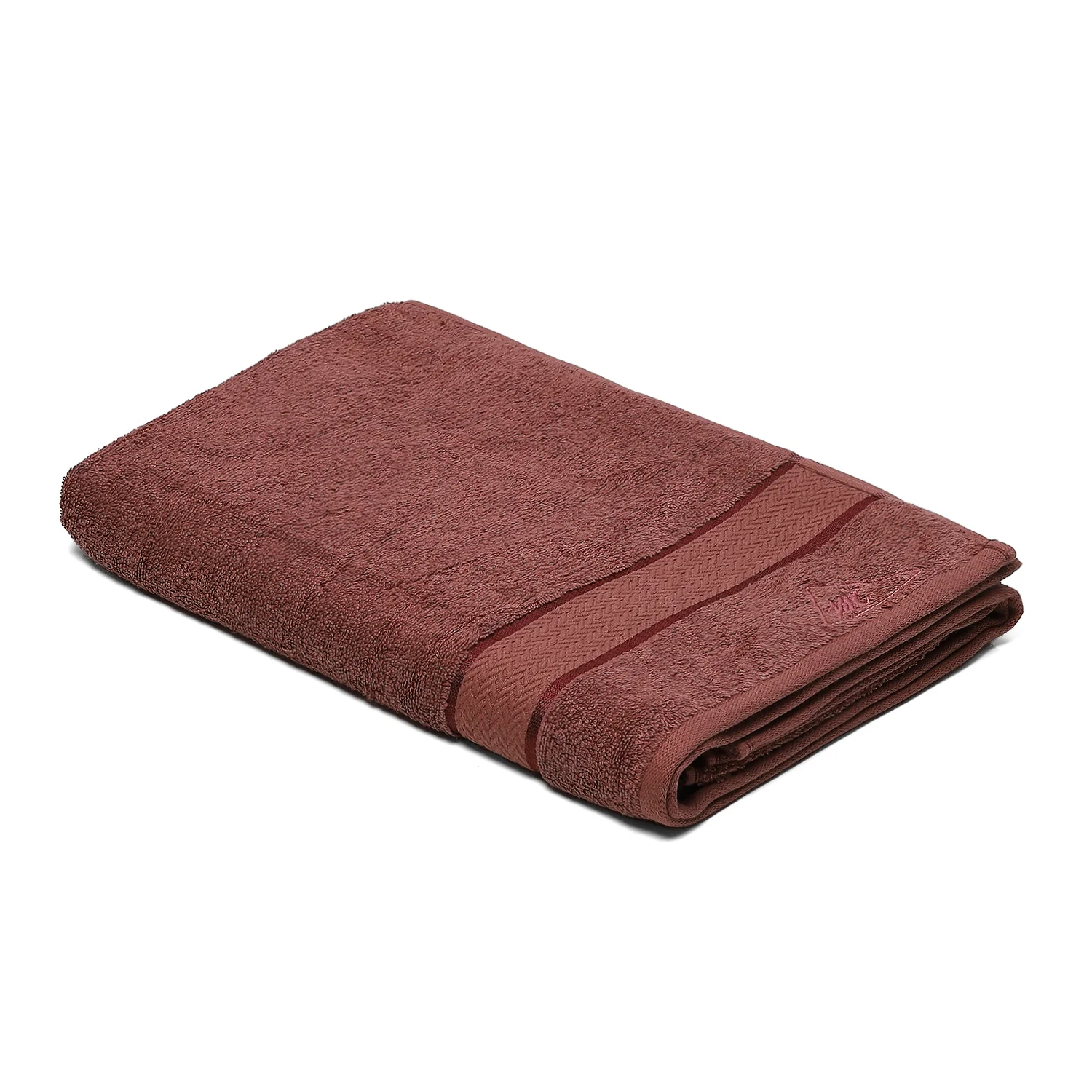 Peach Cotton 450 GSM Bath Towel - Image 2
