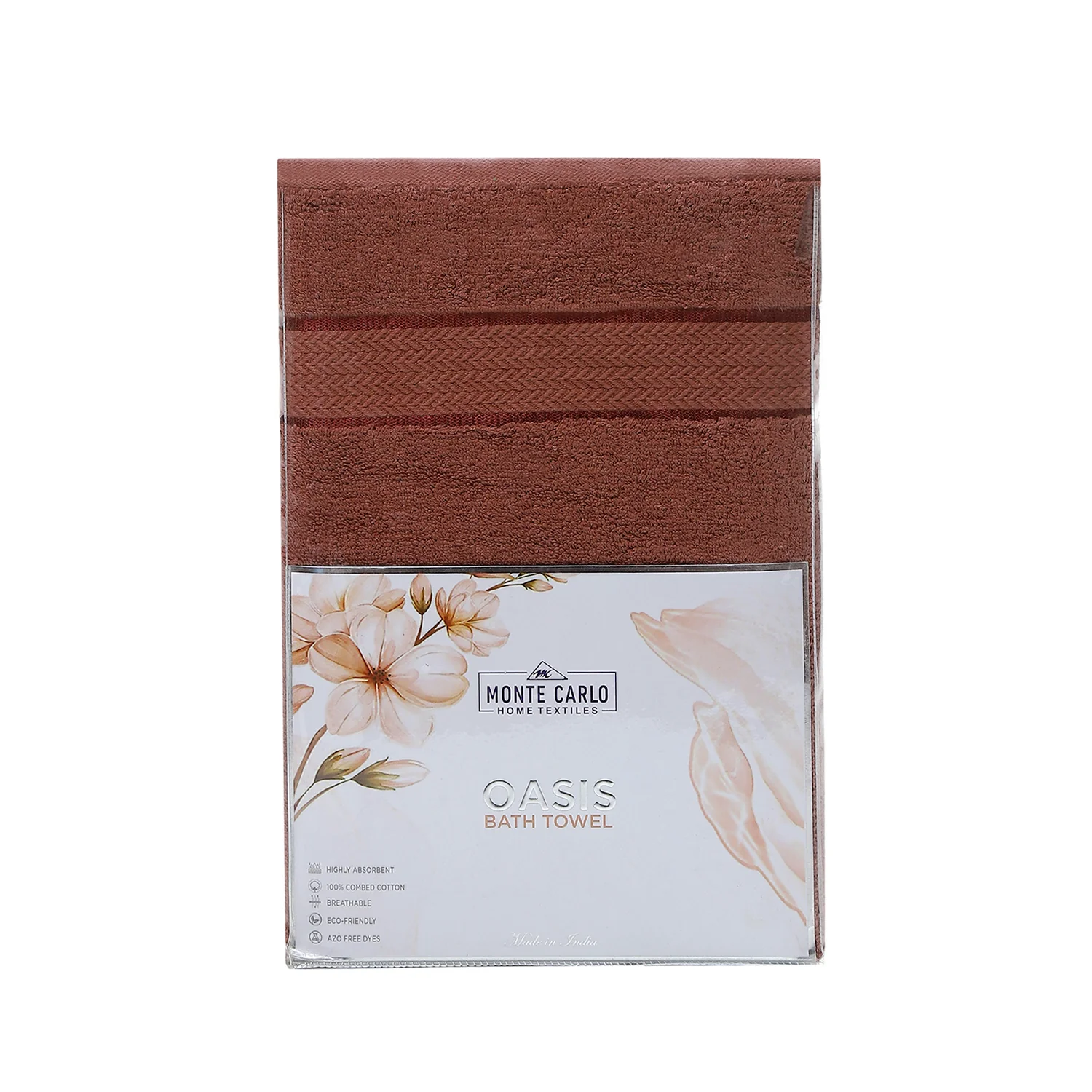 Peach Cotton 450 GSM Bath Towel - Image 5