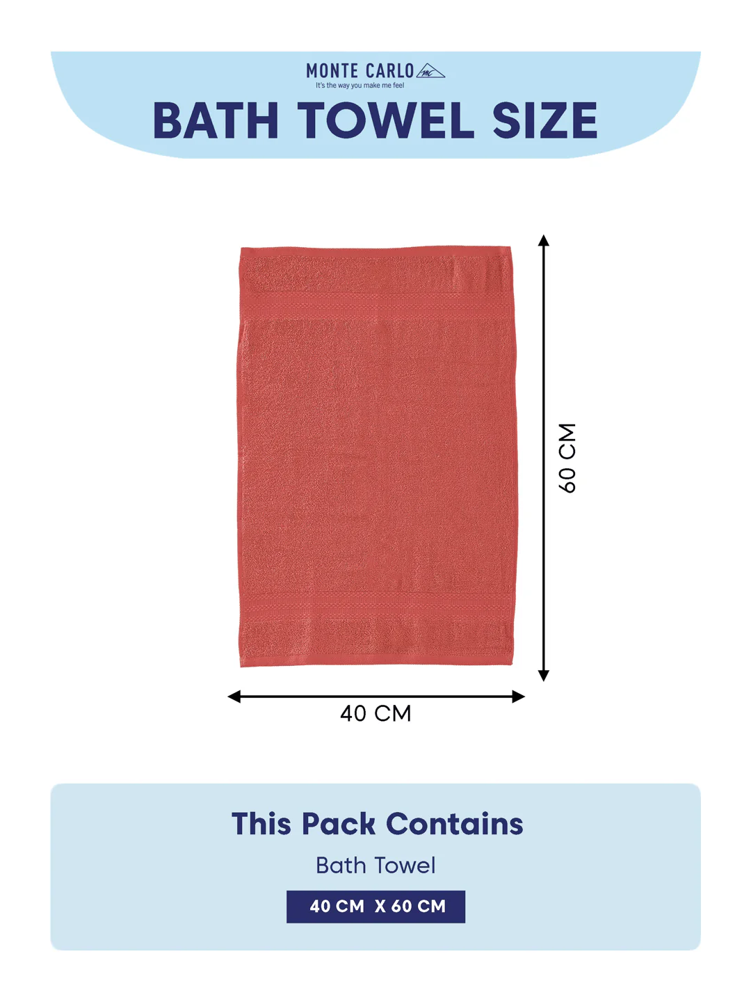 Peach Pink 100% Cotton Solid 380 GSM Bath Towel Jazz 4 Pc Set Gifting Box Pack - Image 11