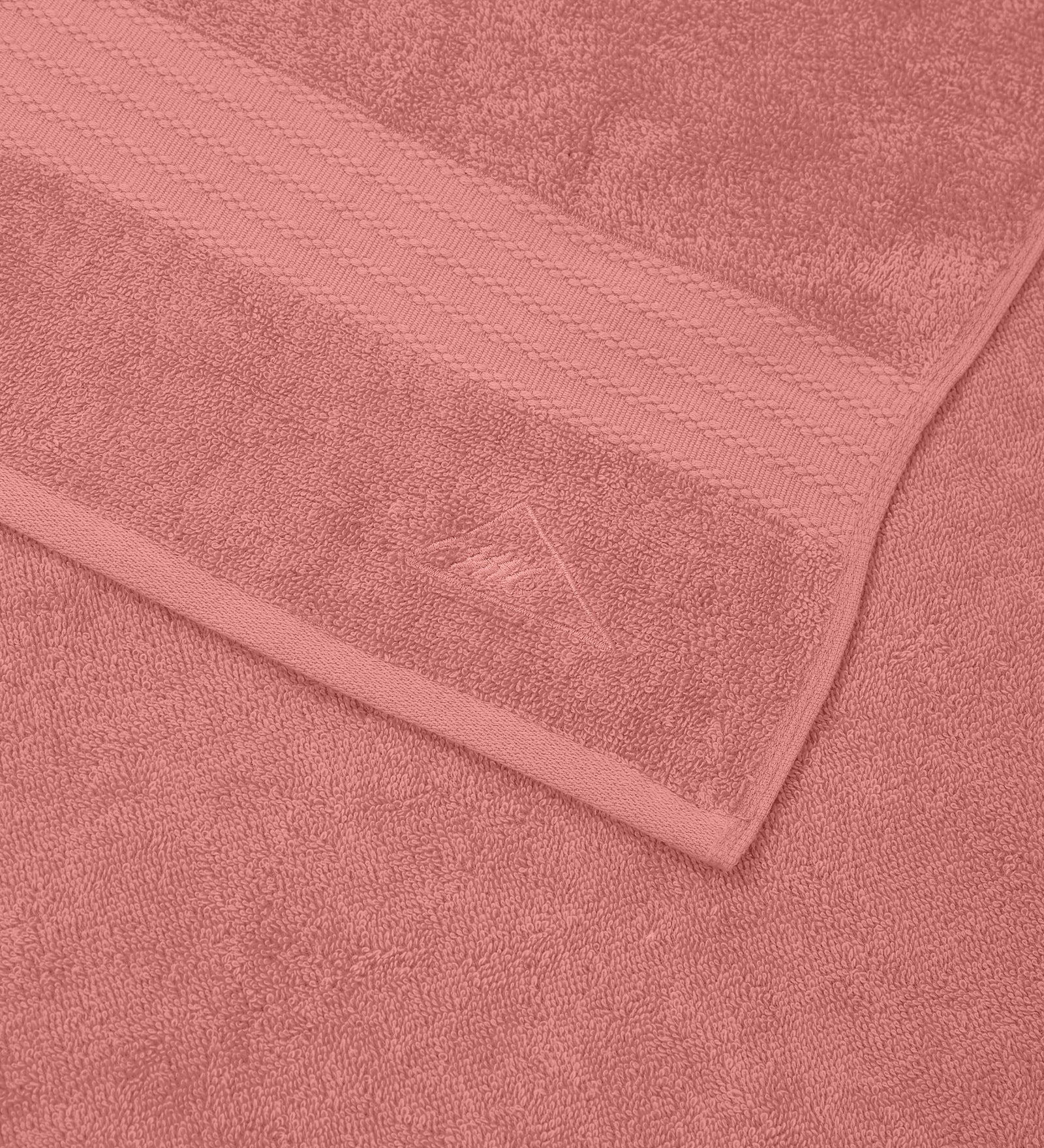 Peach Pure Cotton Solid 380 GSM Bath Towel 1 Piece (Jazz Collection) - Image 6