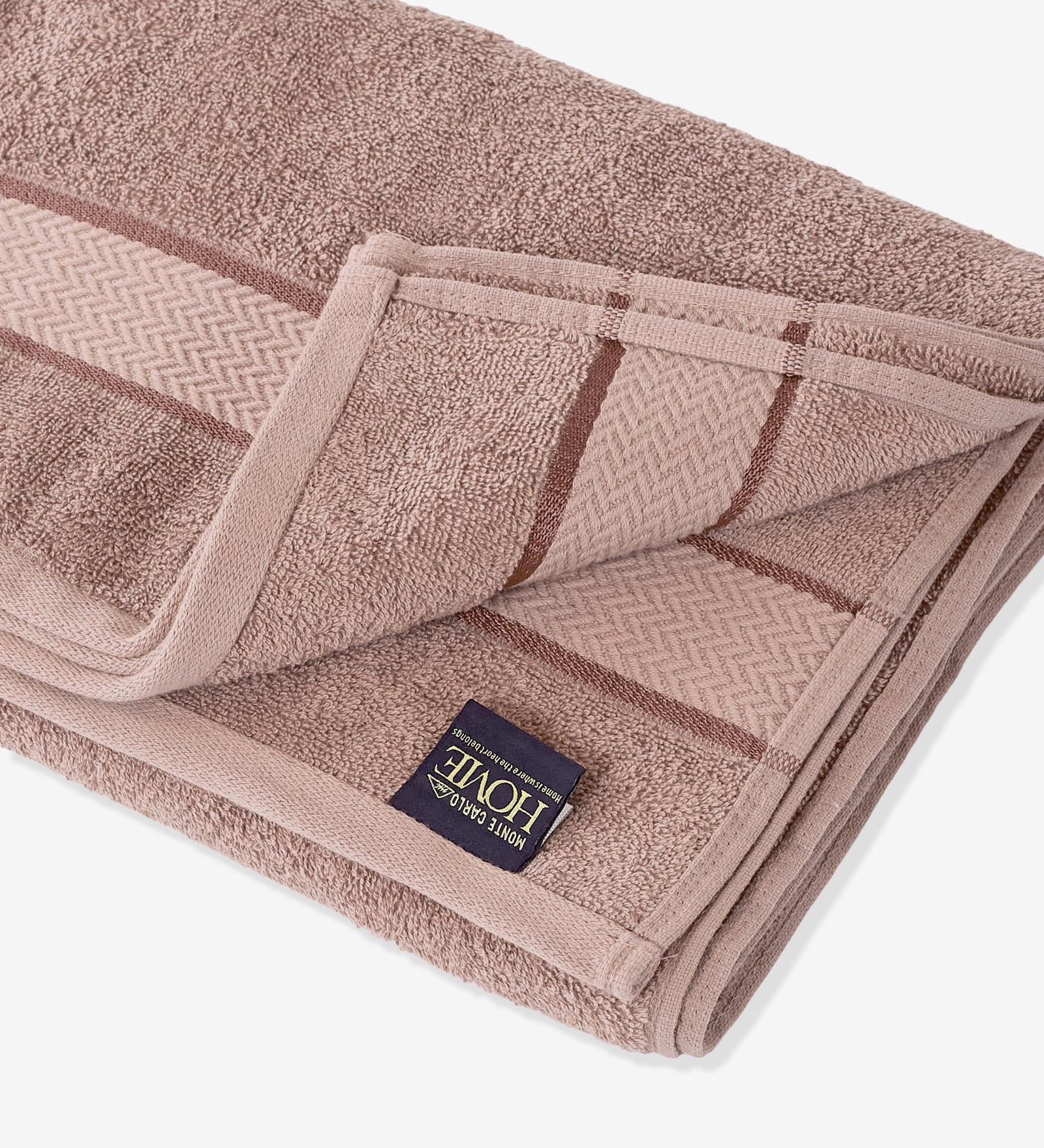 Peach Pure Cotton Solid 450 GSM Bath Towel 1 Piece (Oasis Collection) - Image 5