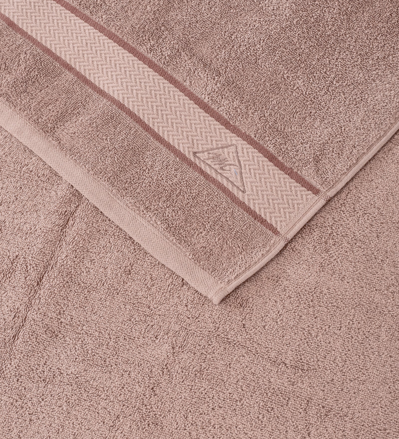 Peach Pure Cotton Solid 450 GSM Bath Towel 1 Piece (Oasis Collection) - Image 6