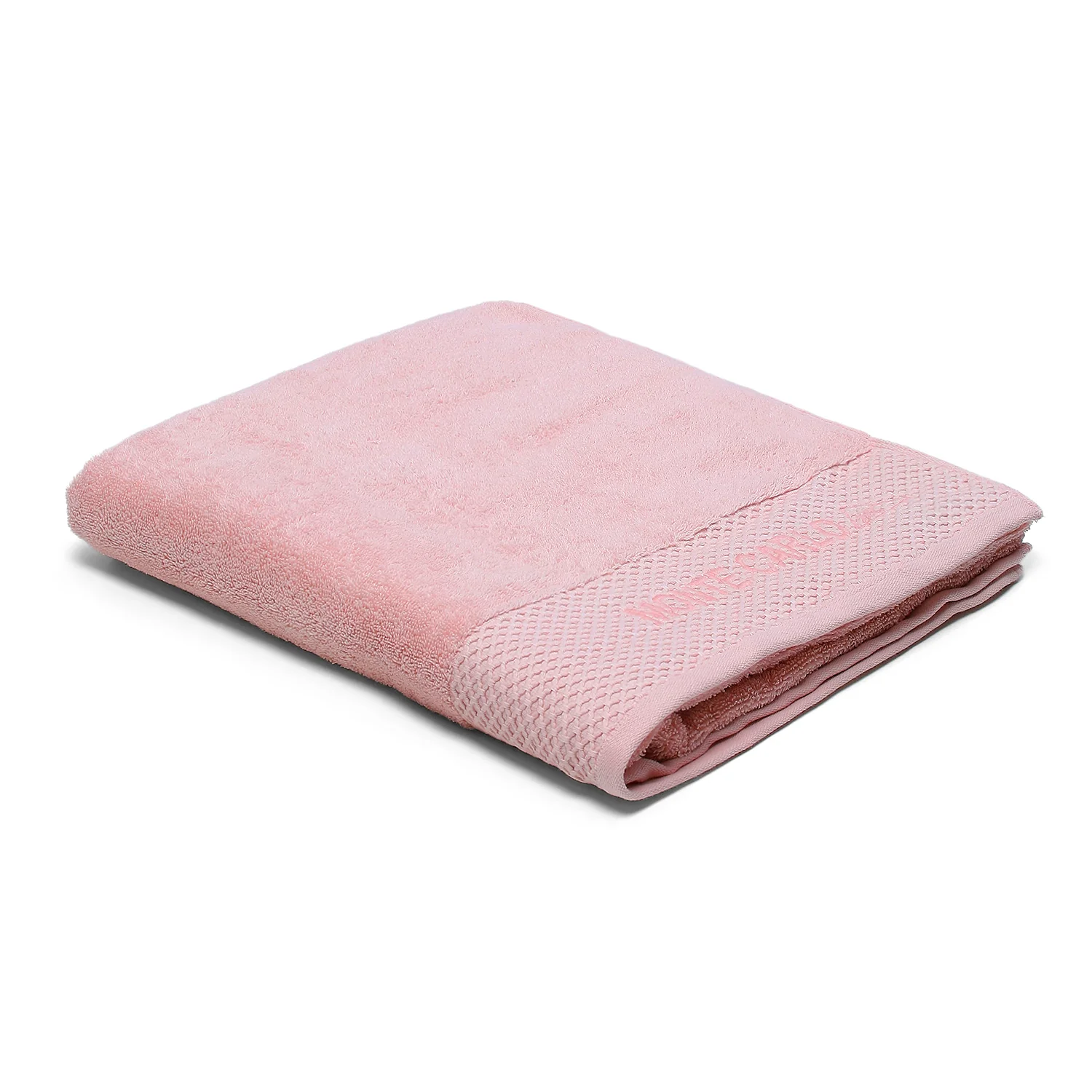 Pink Cotton 650 GSM Bath Towel - Image 2