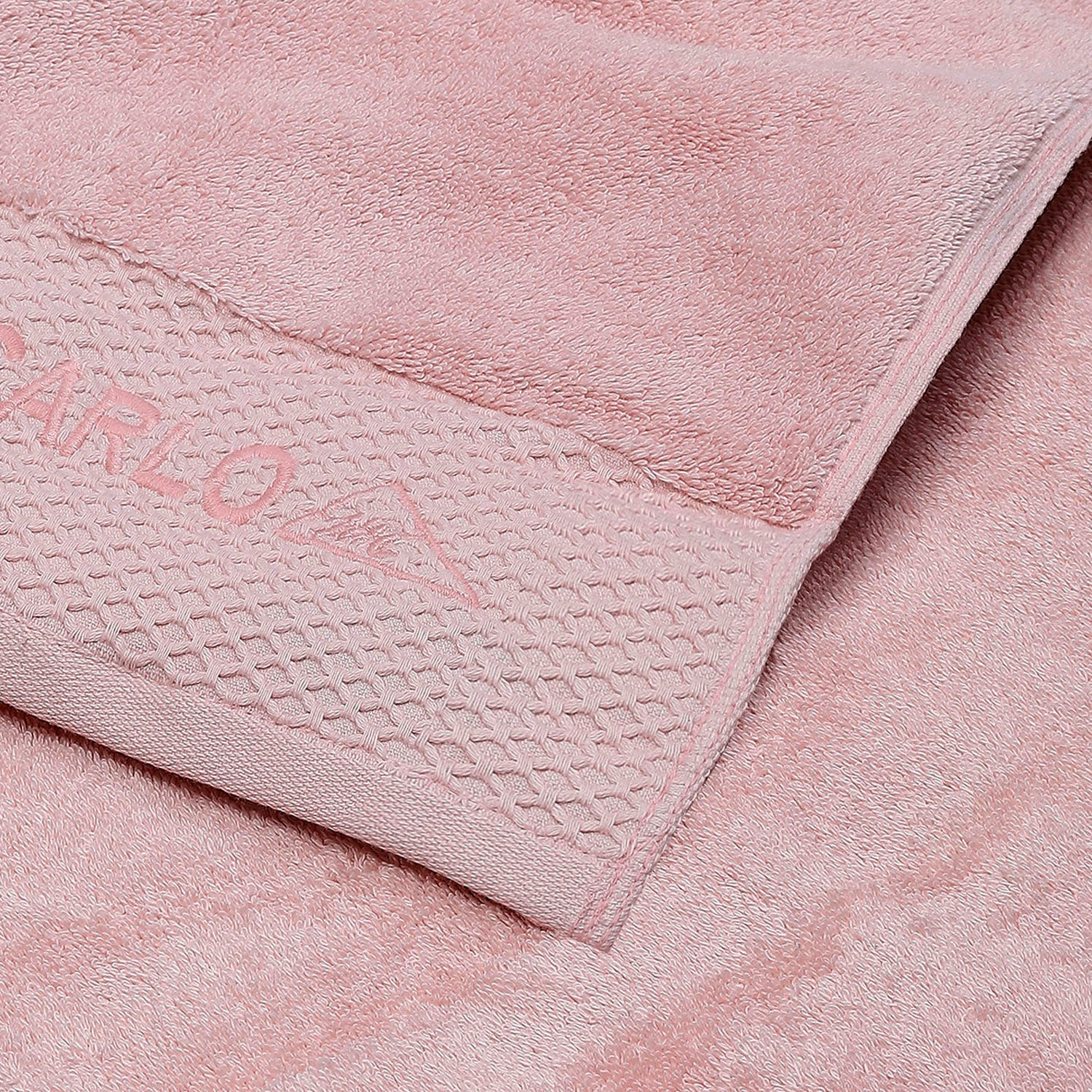 Pink Cotton 650 GSM Bath Towel - Image 3