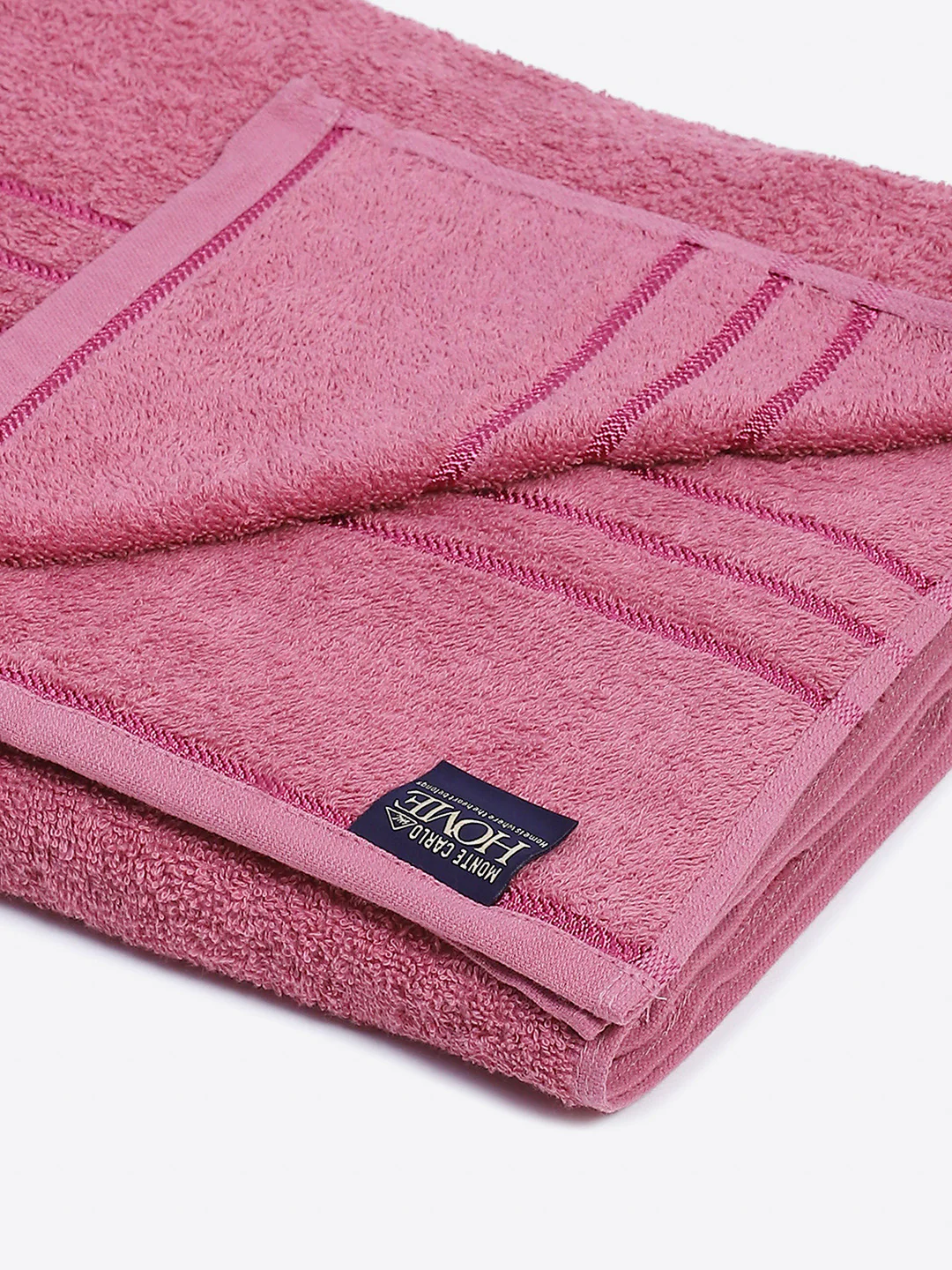 Pink Cotton Solid 350 GSM Car Towel (Soho) - Image 3