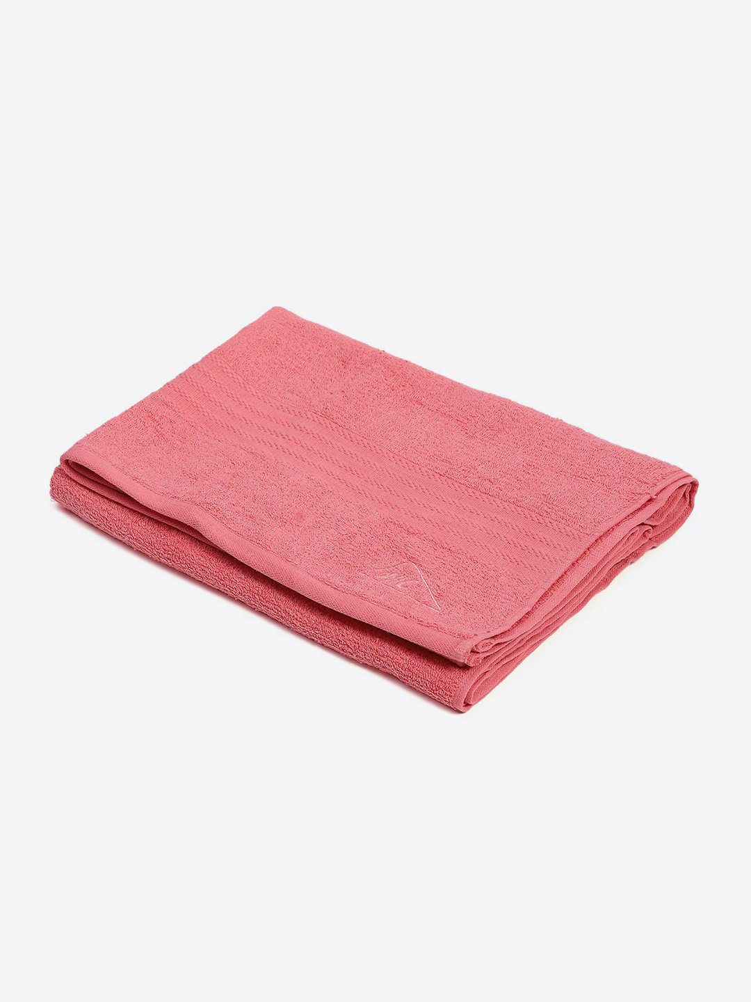 Pink Cotton Solid 400 GSM Bath Towel (Jazz) - Image 2