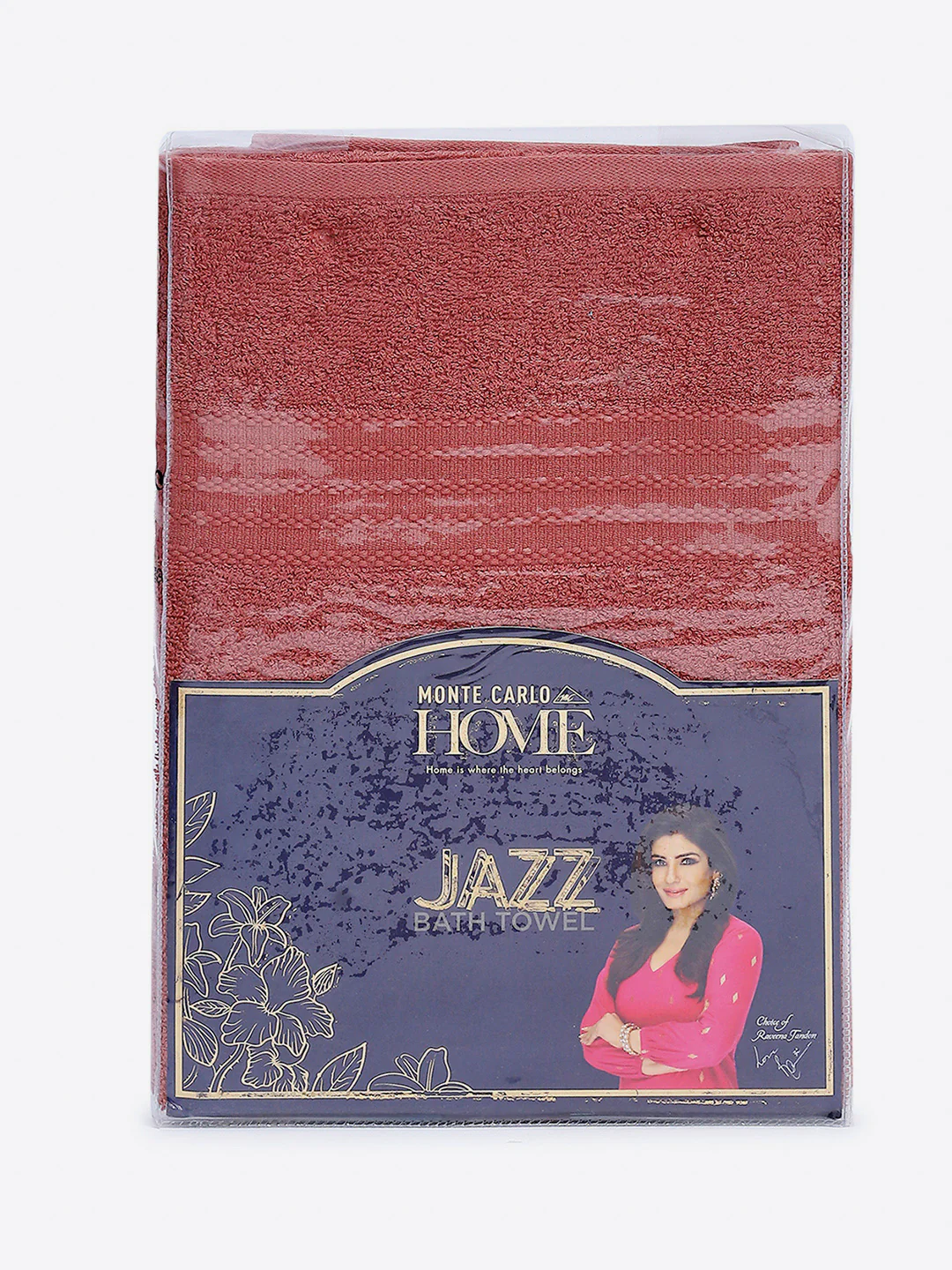 Pink Cotton Solid 400 GSM Bath Towel (Jazz) - Image 5