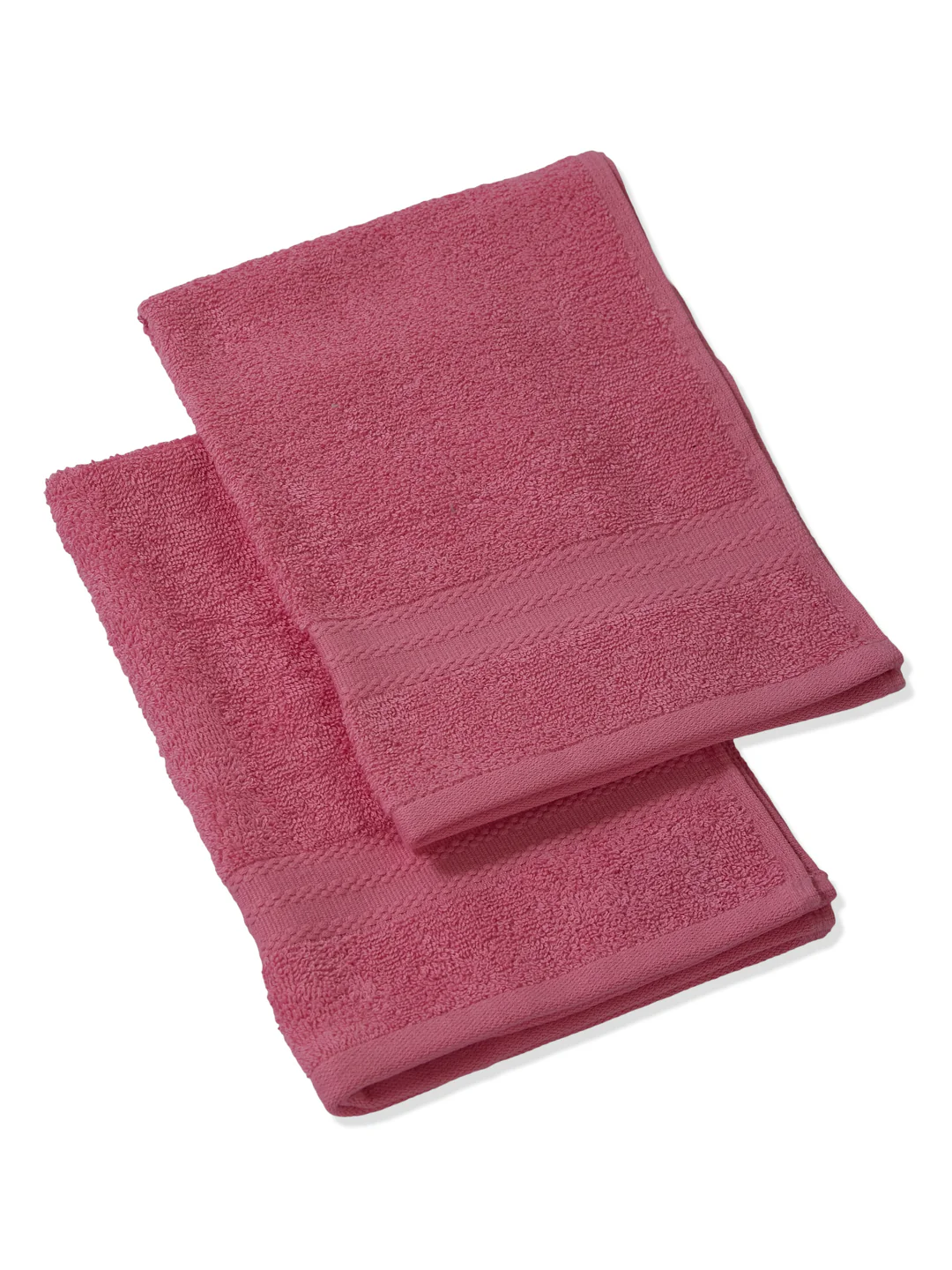 Pink Pure Cotton Solid 380 GSM Hand Towel 2 Pc Set (Jazz Collection) - Image 6