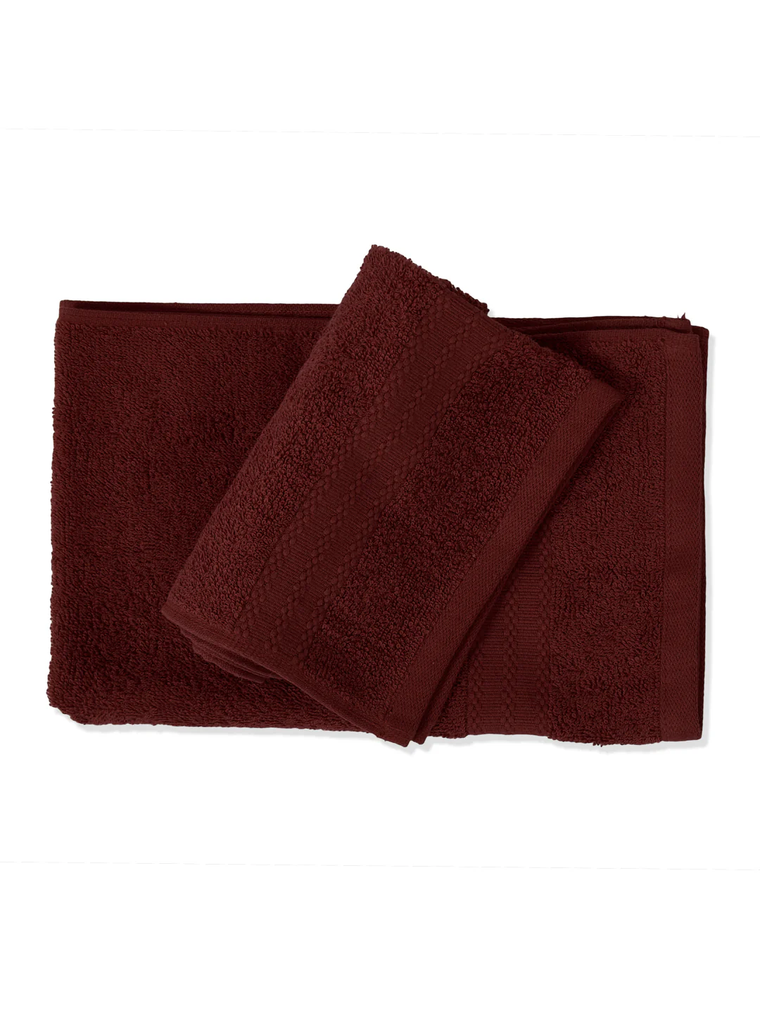 Pink Pure Cotton Solid 380 GSM Hand Towel 2 Pc Set (Jazz Collection) - Image 5