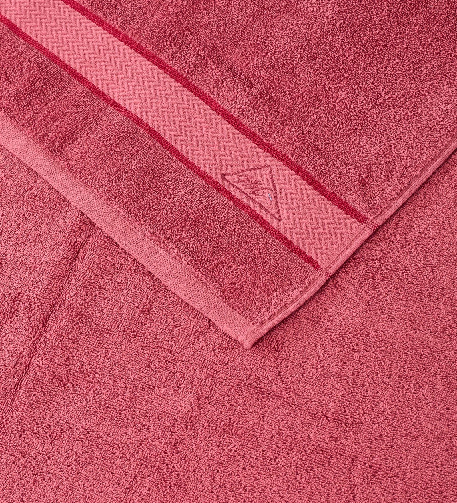Pink Pure Cotton Solid 450 GSM Bath Towel 1 Piece (Oasis Collection) - Image 6