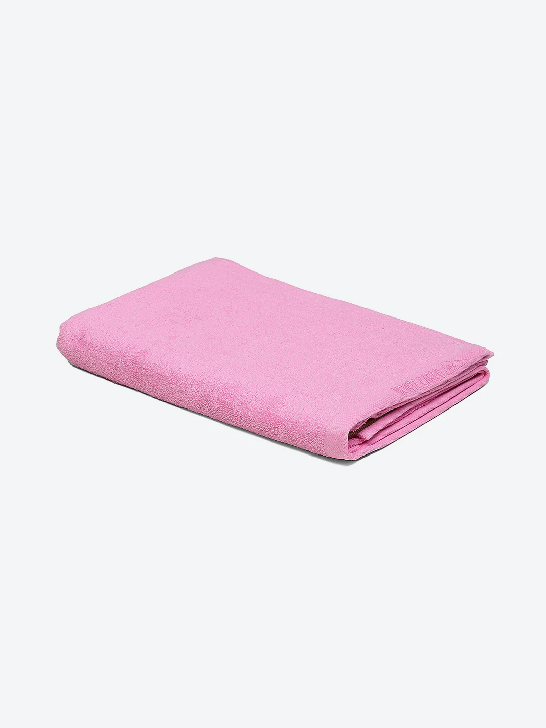 Pink Solid Pure Cotton 350 GSM Bath Towel (Oslo) - Image 2